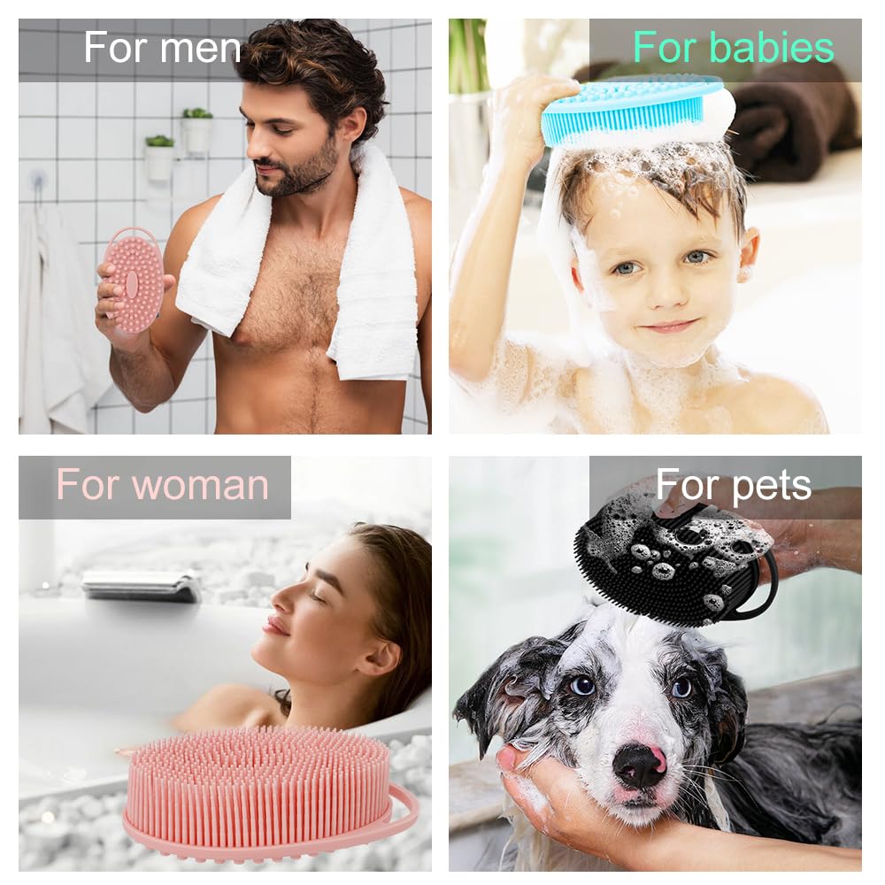Gentle Silicone Body and Scalp Exfoliator