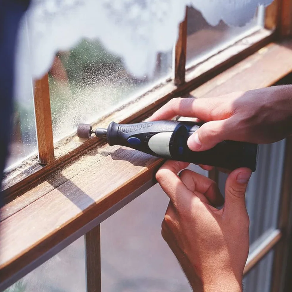 AUSTOR 132 Pièces Caoutchouc Tambour De Ponçage avec Boîte pour Dremel Outils Rotatifs
