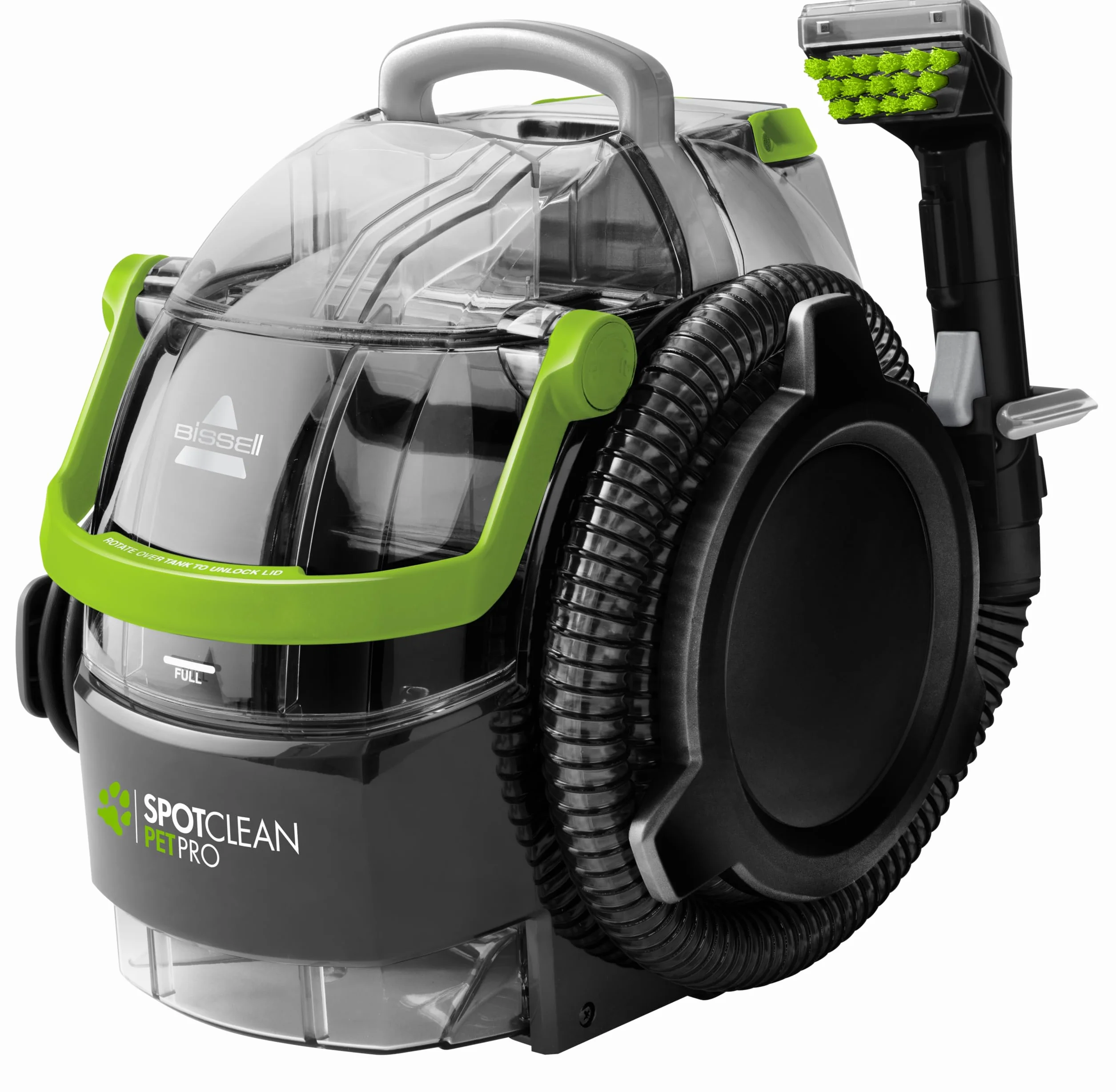 BISSELL SpotClean Pet Pro 15585, Shampouineuse Canapé 750W, Nettoyeur Tapis Moquettes Meubles Tissus Voiture