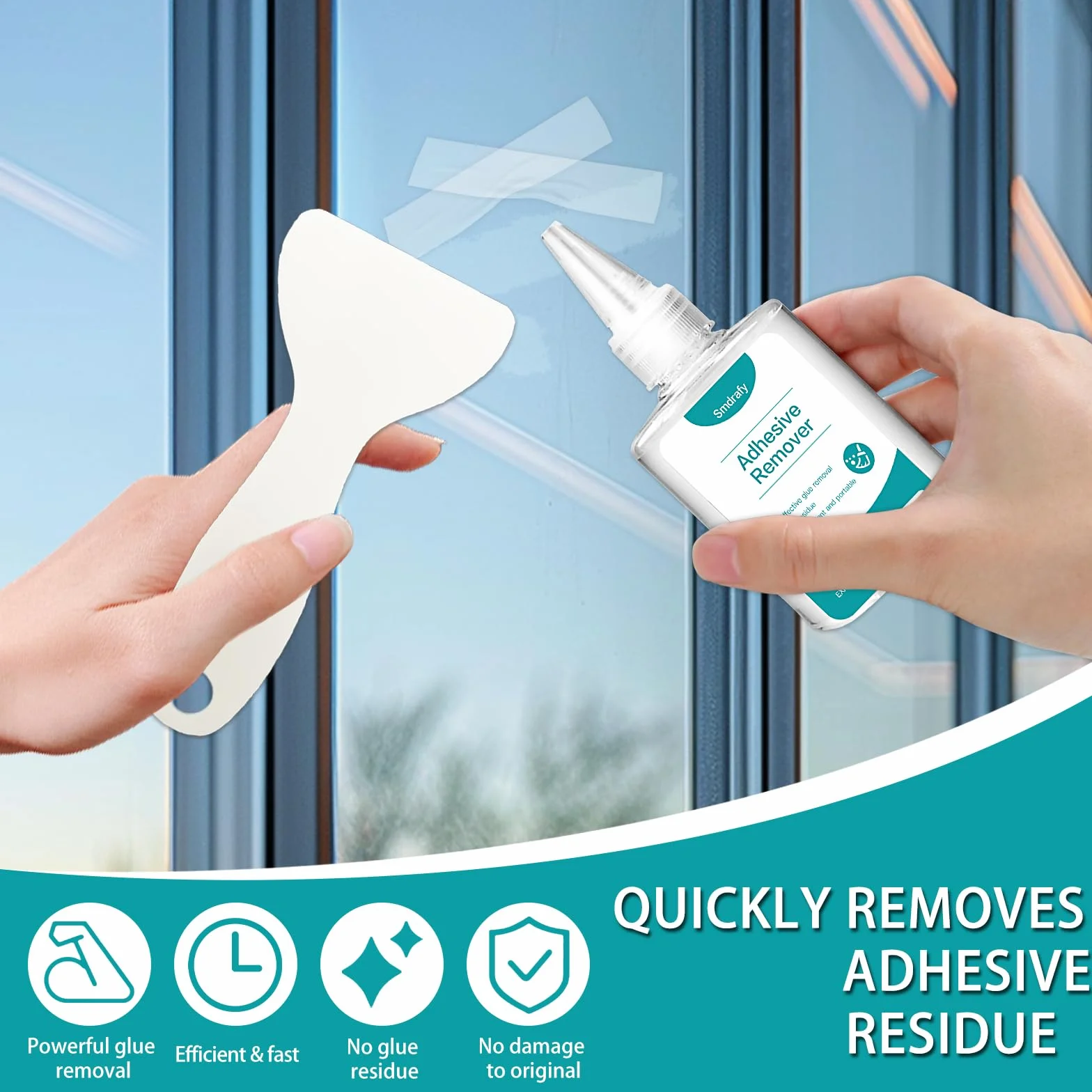 Dissolvant Colle Décapant Adhésif Enlève Étiquettes 60ML