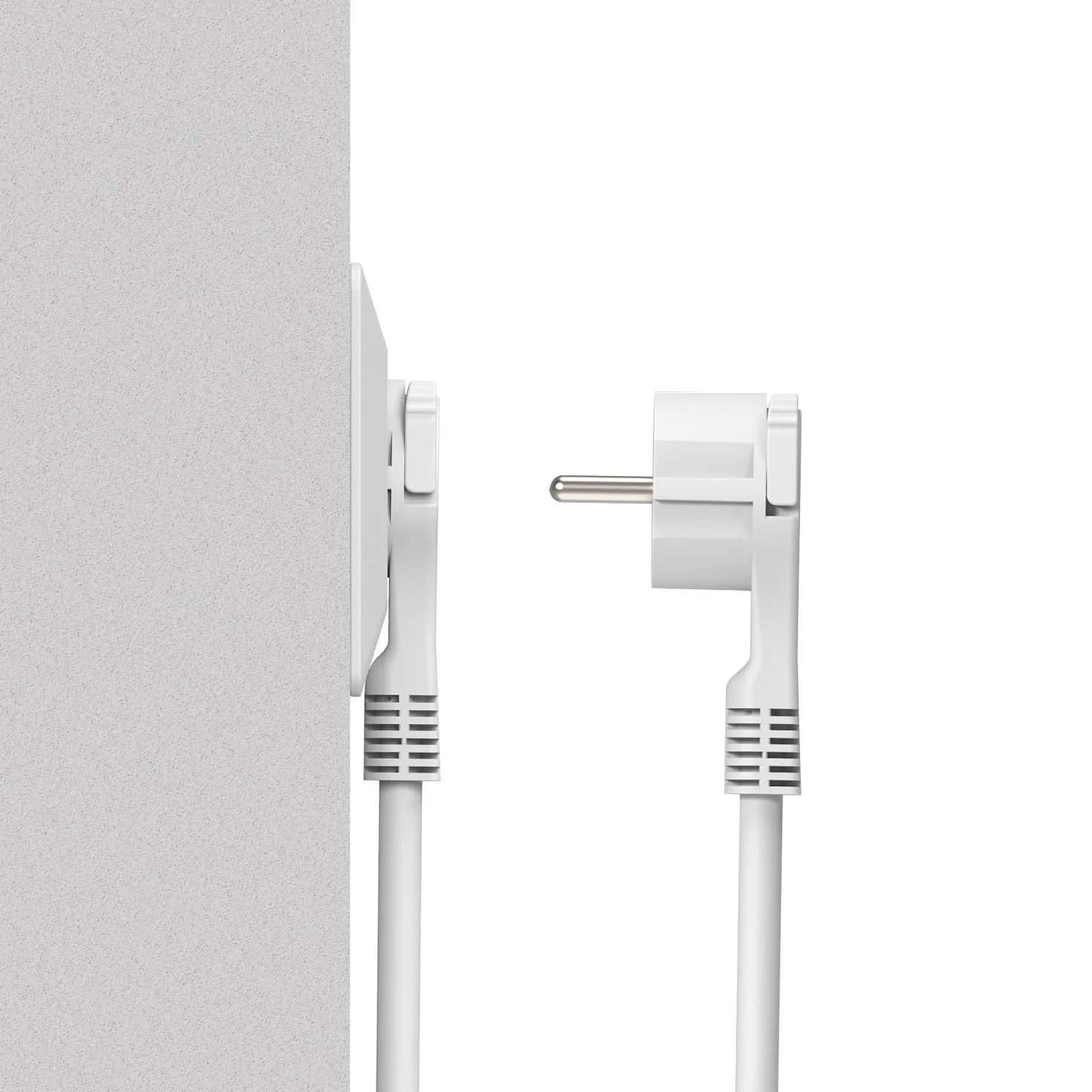 Electraline Bloc 4 prises avec interrupteur 1,5 m Blanc