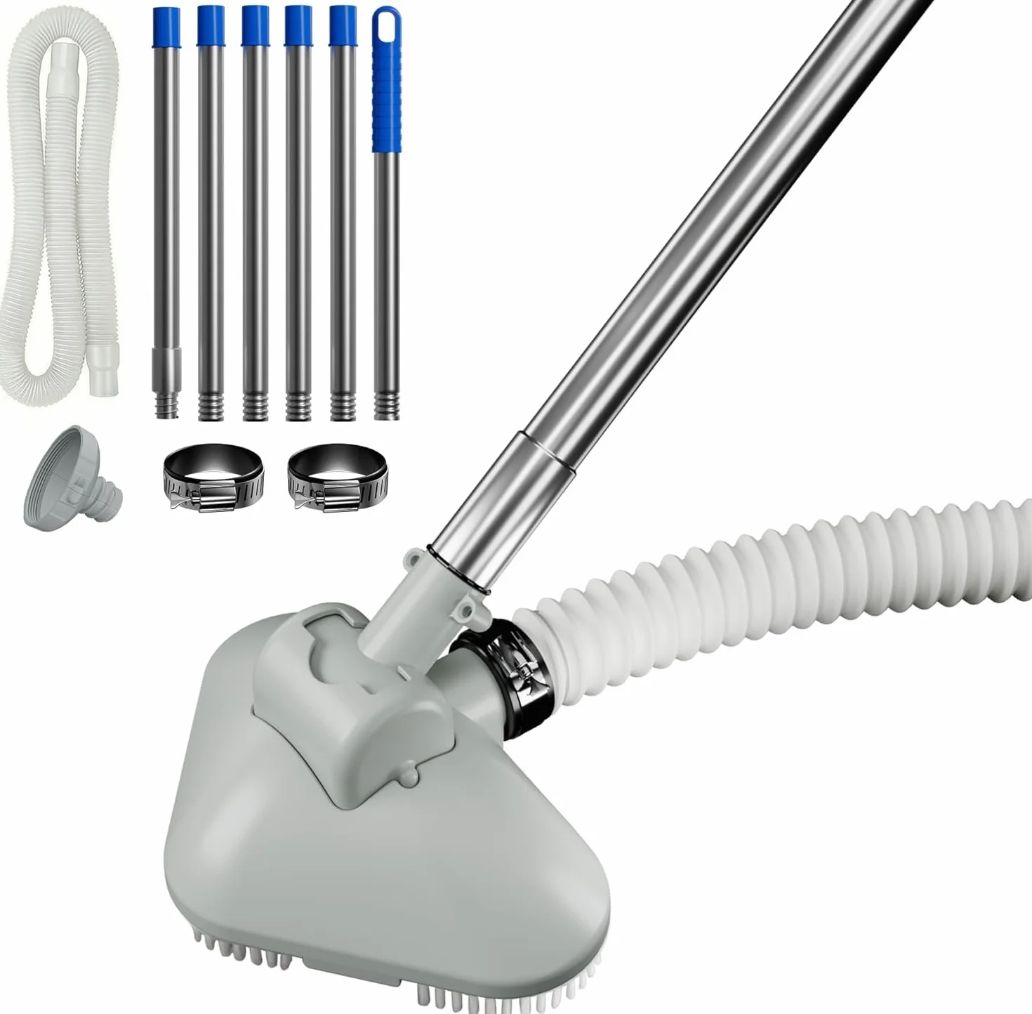 Ensemble d'aspirateur de piscine multifonctionnel, nettoyeur portatif pour bains à remous et spa