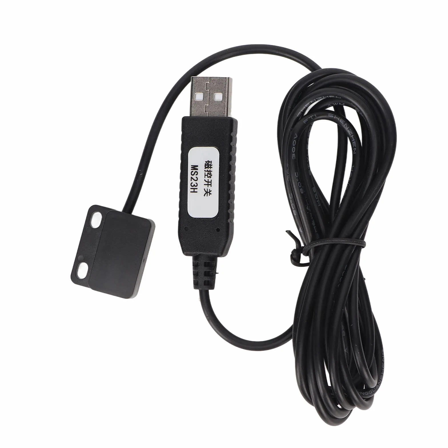 Jectse Commutateur à Capteur Magnétique USB, Câble de Clavier ABS Personnalisable pour OS X, Distance de Déclenchement 0-15 mm