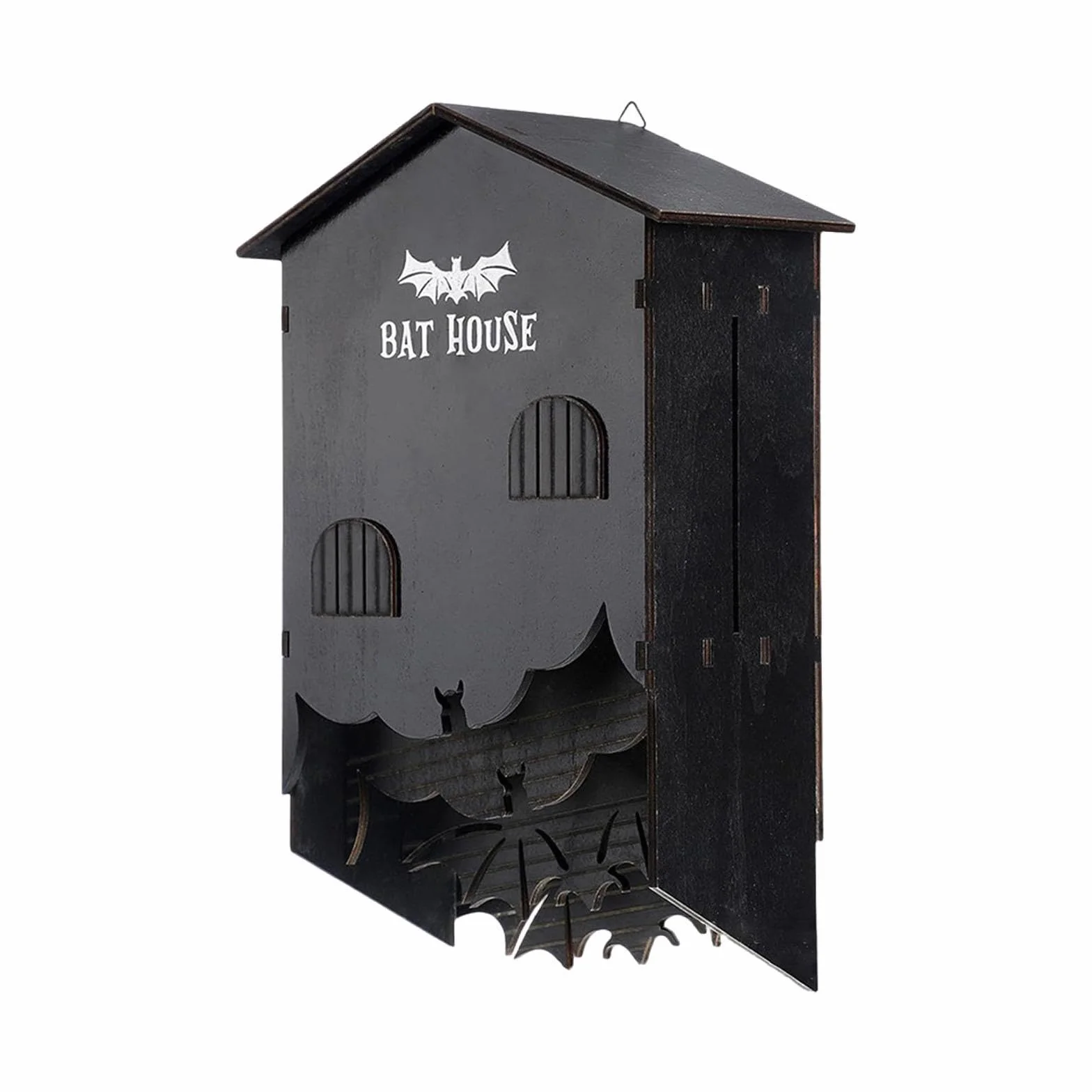 Maison de Chauves-Souris En Bois, Nichoir Chauve Souris Exterieur, Boîte à Trois Chambres, Abri à Chauve Souris, Résistant aux Intempéries
