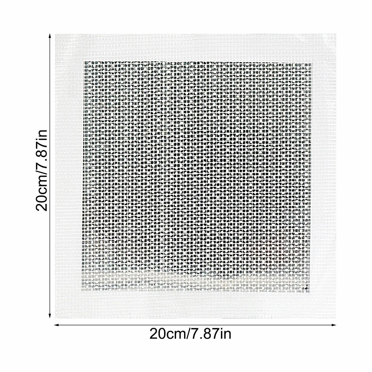 Patch de Réparation Mur en Aluminium 20x20cm - Réparation Rapide Fissures, Outil pour Plafond et Trou Mural