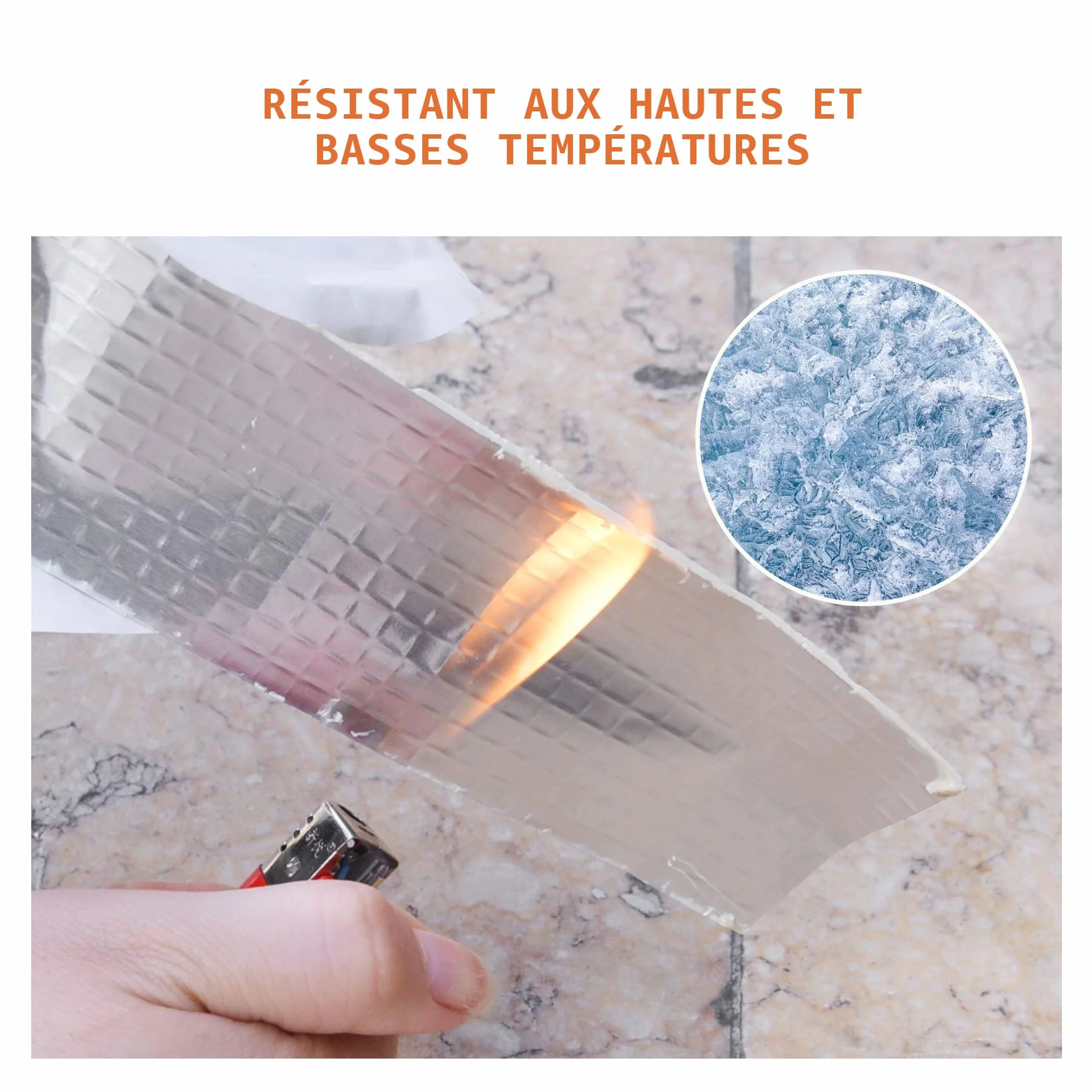 TAPEBEAR Ruban D'étanchéité En Butyle, Super Étanche, Autocollant, 2 Inch x16 Feet