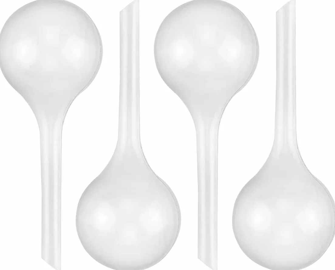 PIQIUQIU Lot de 4 Boules d'arrosage Auto-arrosage en PVC 27 x 8 cm-300ml