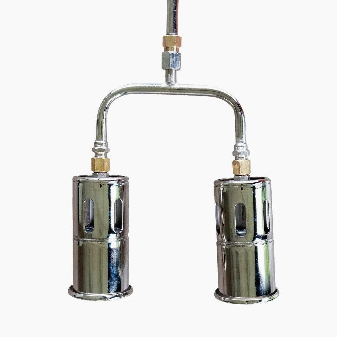 INTEC - Désherbeur thermique à gaz 2 Bruleurs Ø 60 mm Turbo Détendeur gaz 4.0 bar Tuyau 5m + Chariot de Transport INTEC