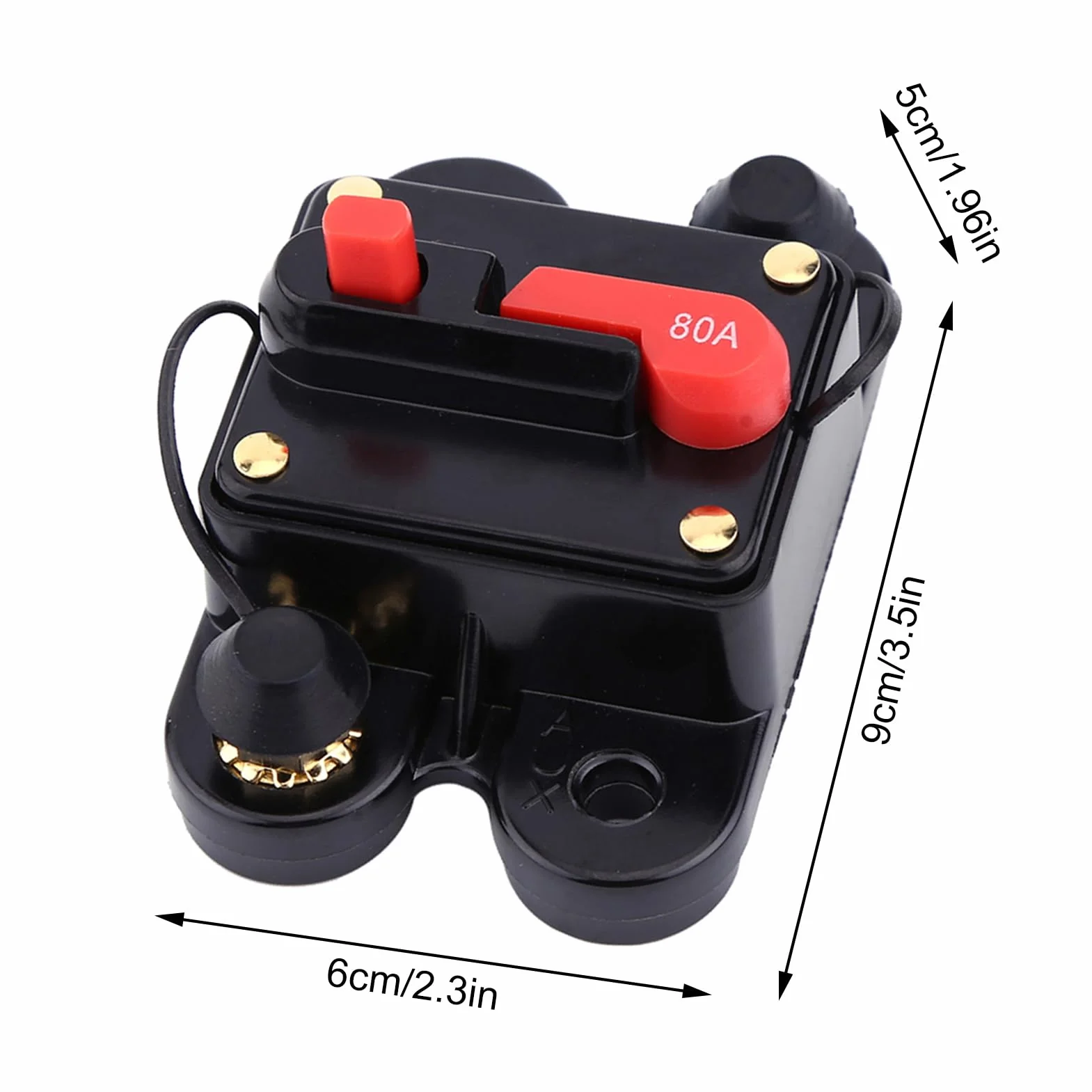 Disjoncteur à Fusible 80A 100A 150A 200A 300A, Protecteur de Commutateur en Alliage Conducteur