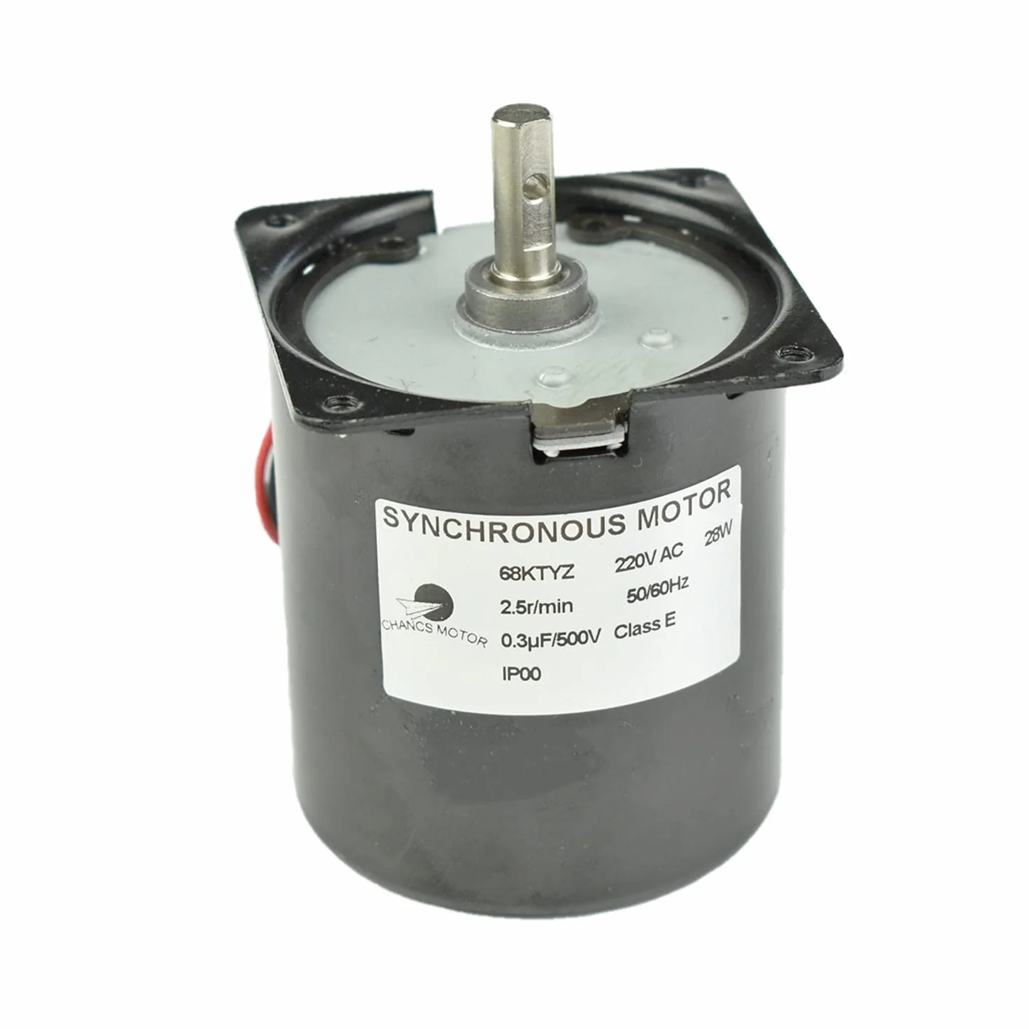 CHANCS Miniature moteur électrique 68KTYZ 220V 2.5RPM CW/CCW 100Kgf.cm