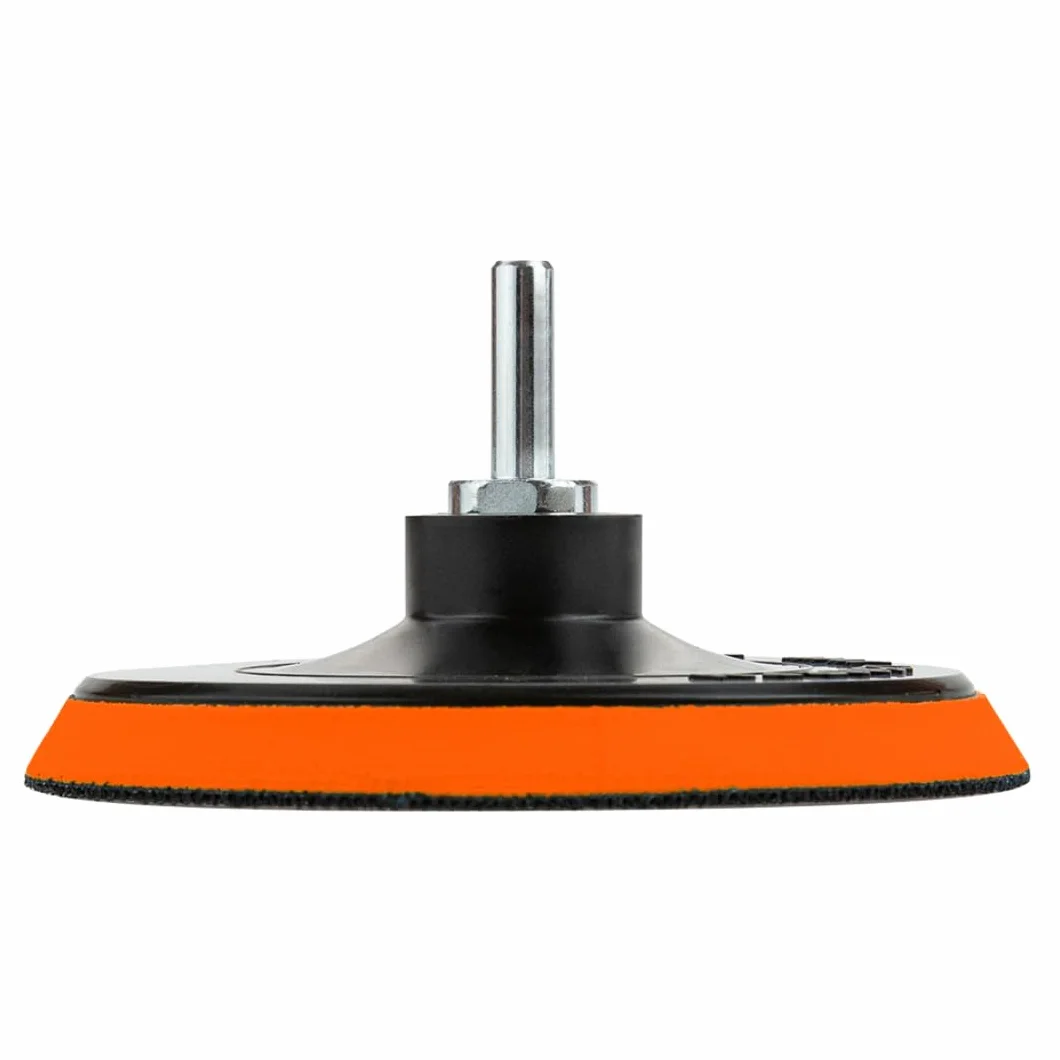 PARENCE. Plateau de Ponçage 125mm M14 avec Adaptateur pour Meuleuse, Perceuse et Ponceuse Orbitale 12500 tr/min