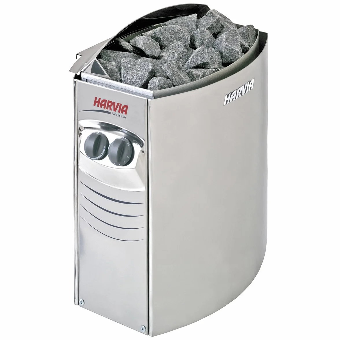 HARVIA Poêle Électrique Vega Sauna Compact Acier Inoxidable 4.5kW 3-6 m3 BC35