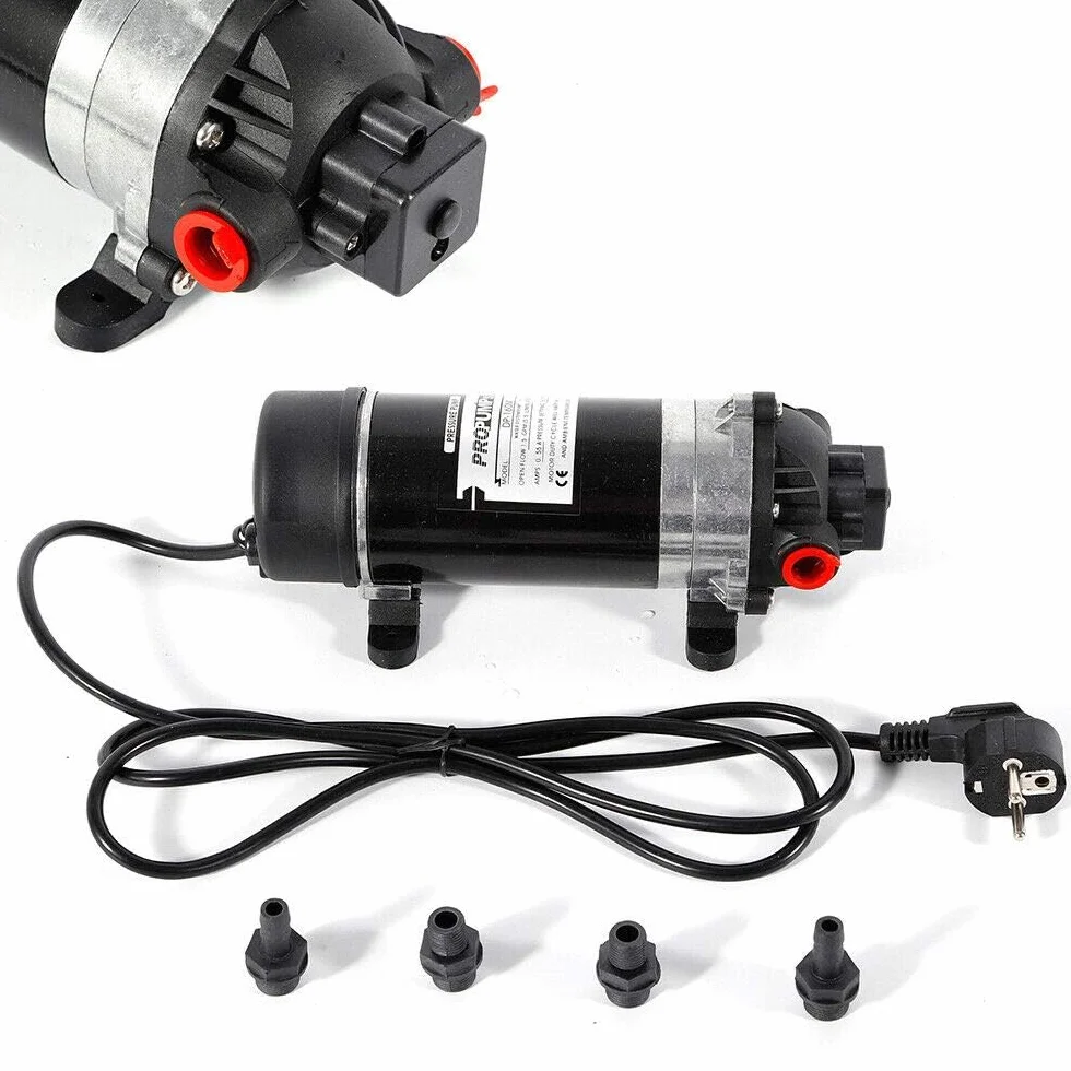 Pompe de surpression Pompe à eau Pompe à membrane Pompe haute pression Arrosage Pompes 80-90 Psi Auto-apprêt : 0,5-1 m