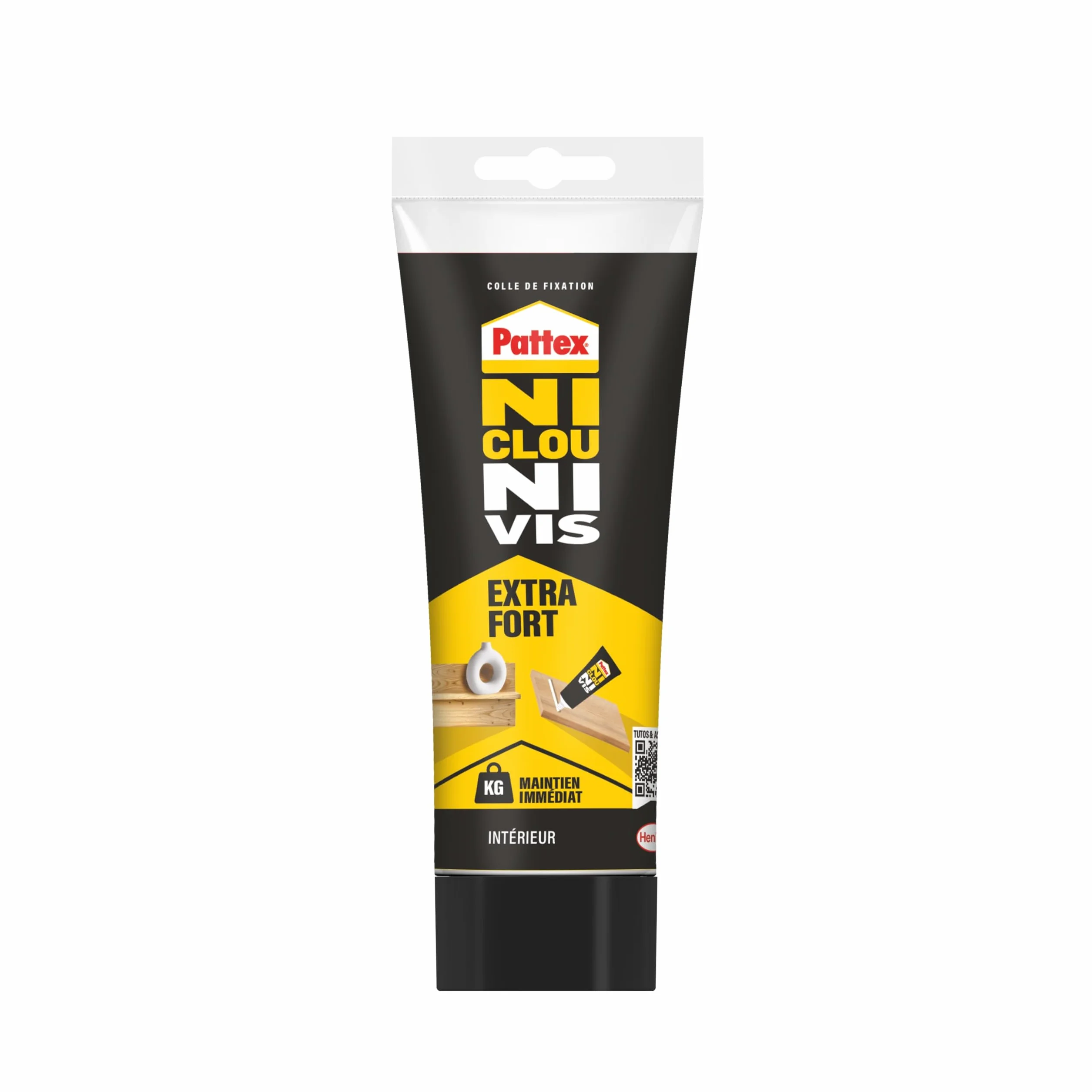 Pattex Ni Clou Ni Vis Extra Fort 260 g Colle Fixation Maintien Immédiat Intérieur