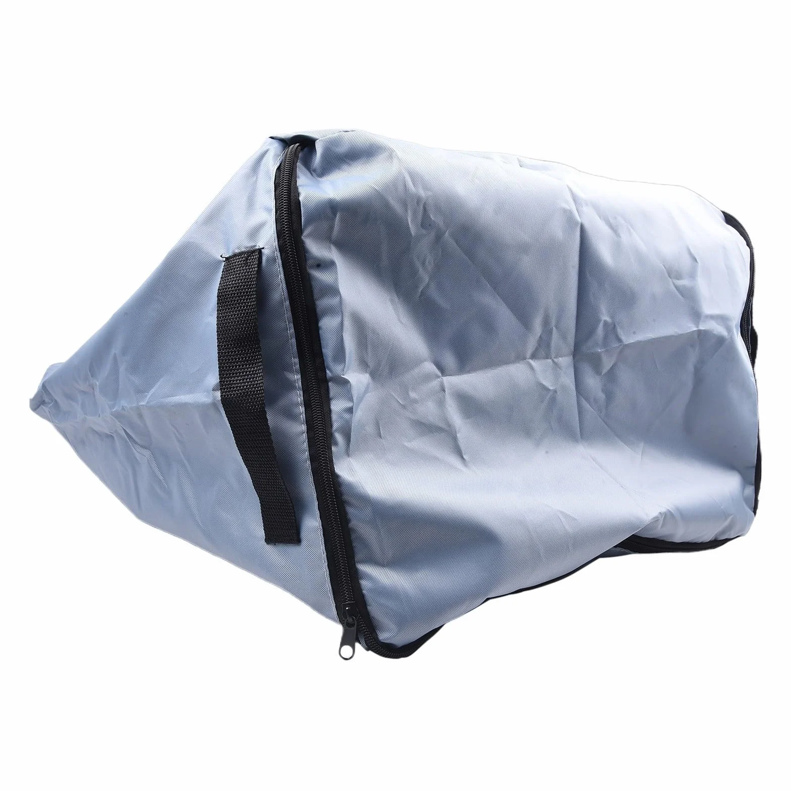Housse de pompe de chauffage spa 420D avec revêtement argenté - 43 x 38 x 54 cm - Protection contre la pluie, le soleil et la poussière - Gris