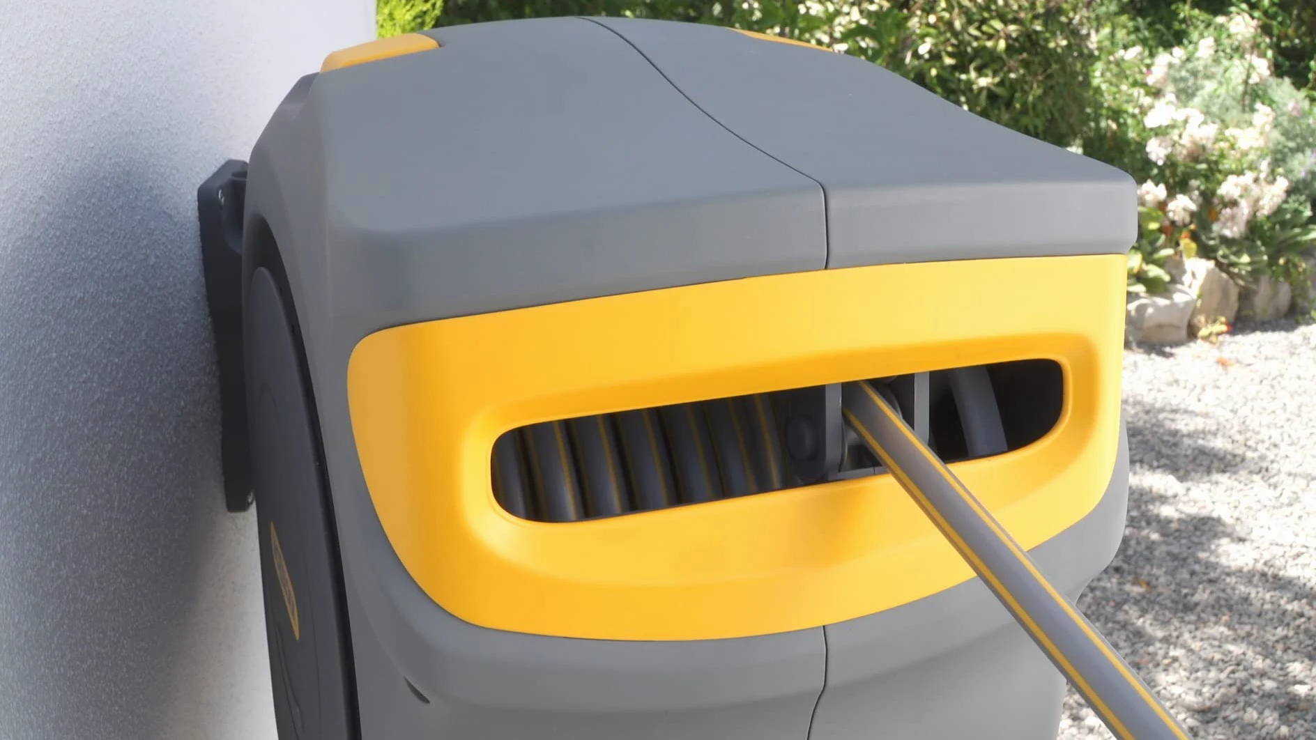 Hozelock Dévidoir Mural Auto Reel avec Tuyau de 25m 24 020 000