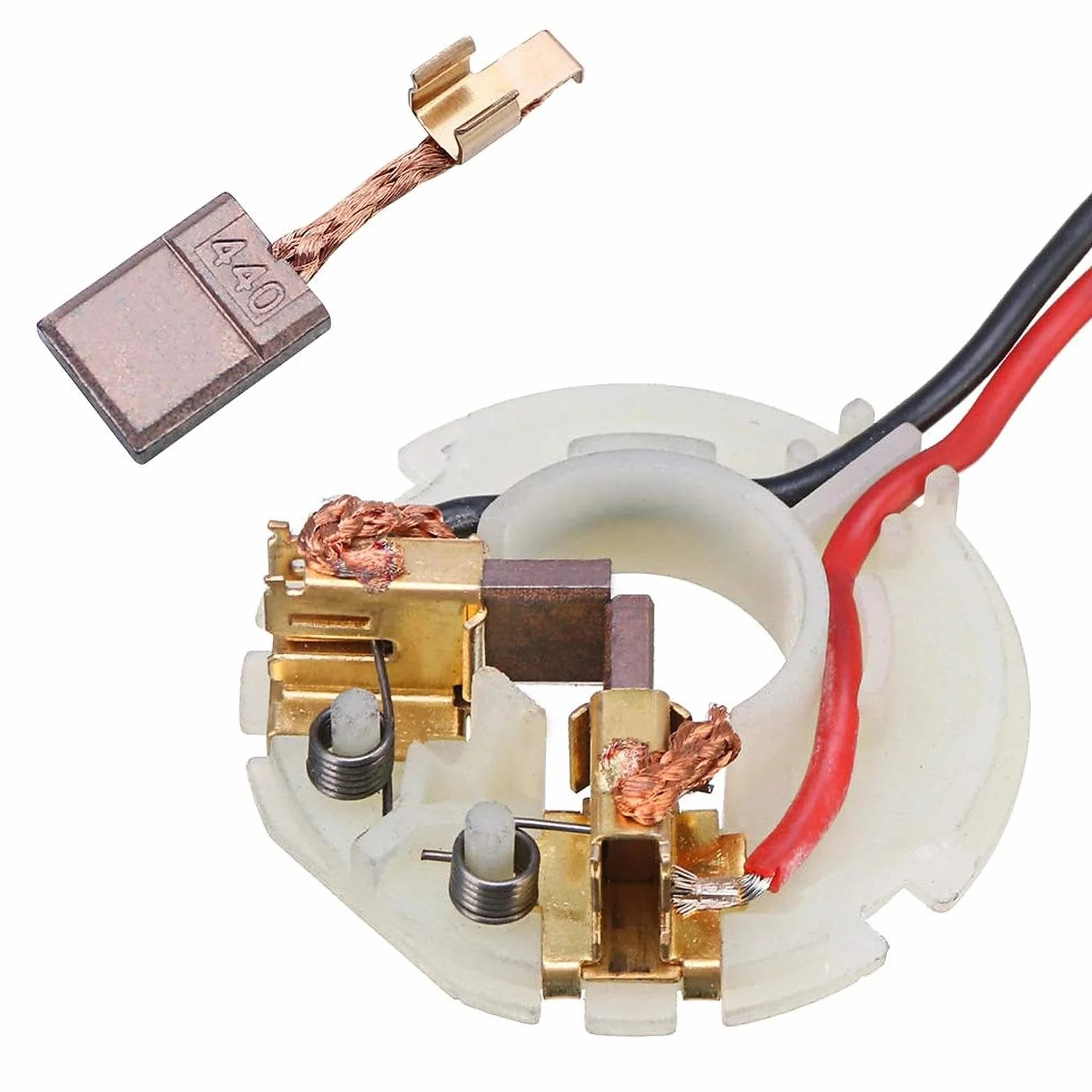 Lot de 6 CB440 Balais de Charbon en Cuivre pour Moteur CB-440/CB-448/CB-436