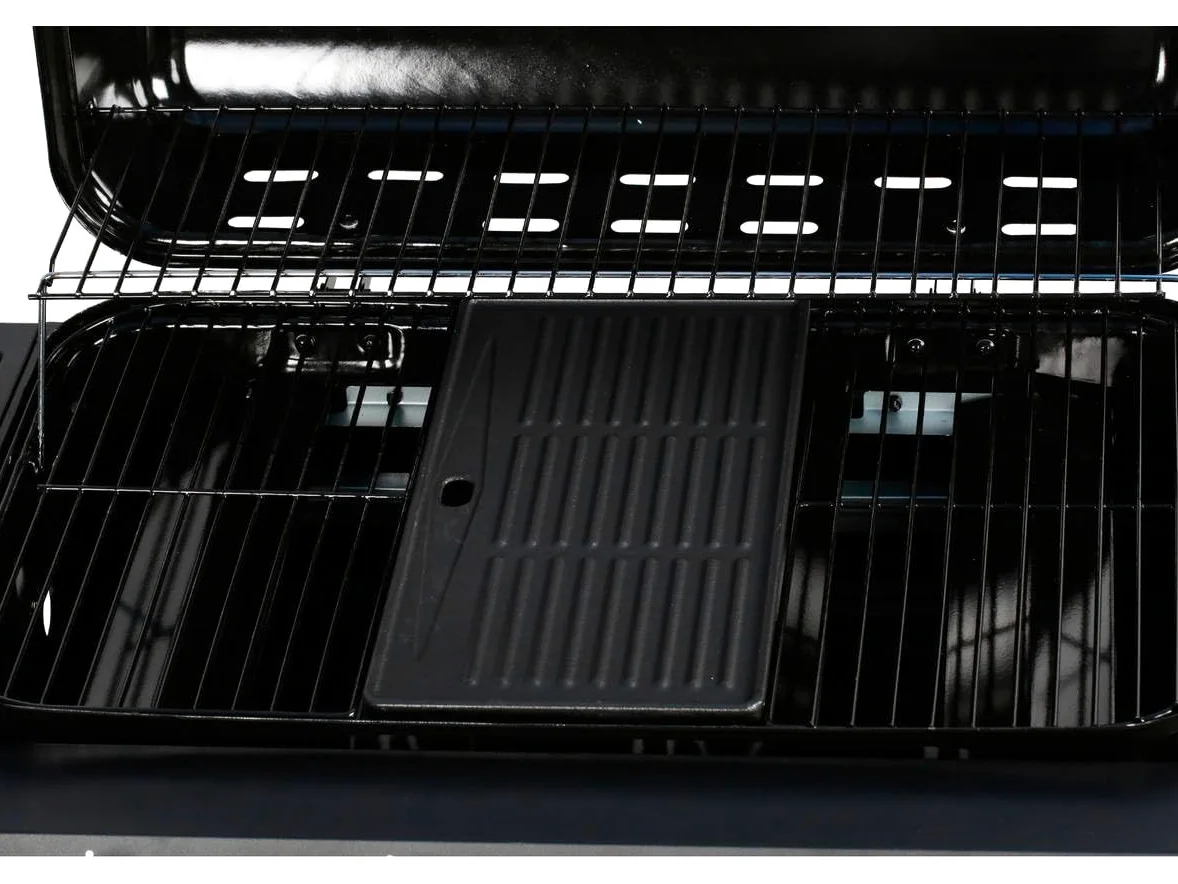 Habitat et Jardin Barbecue Gaz Festa 5, 5 Brûleurs Dont 1 Latéral, 12.9 Kw, Noir 1351_100515