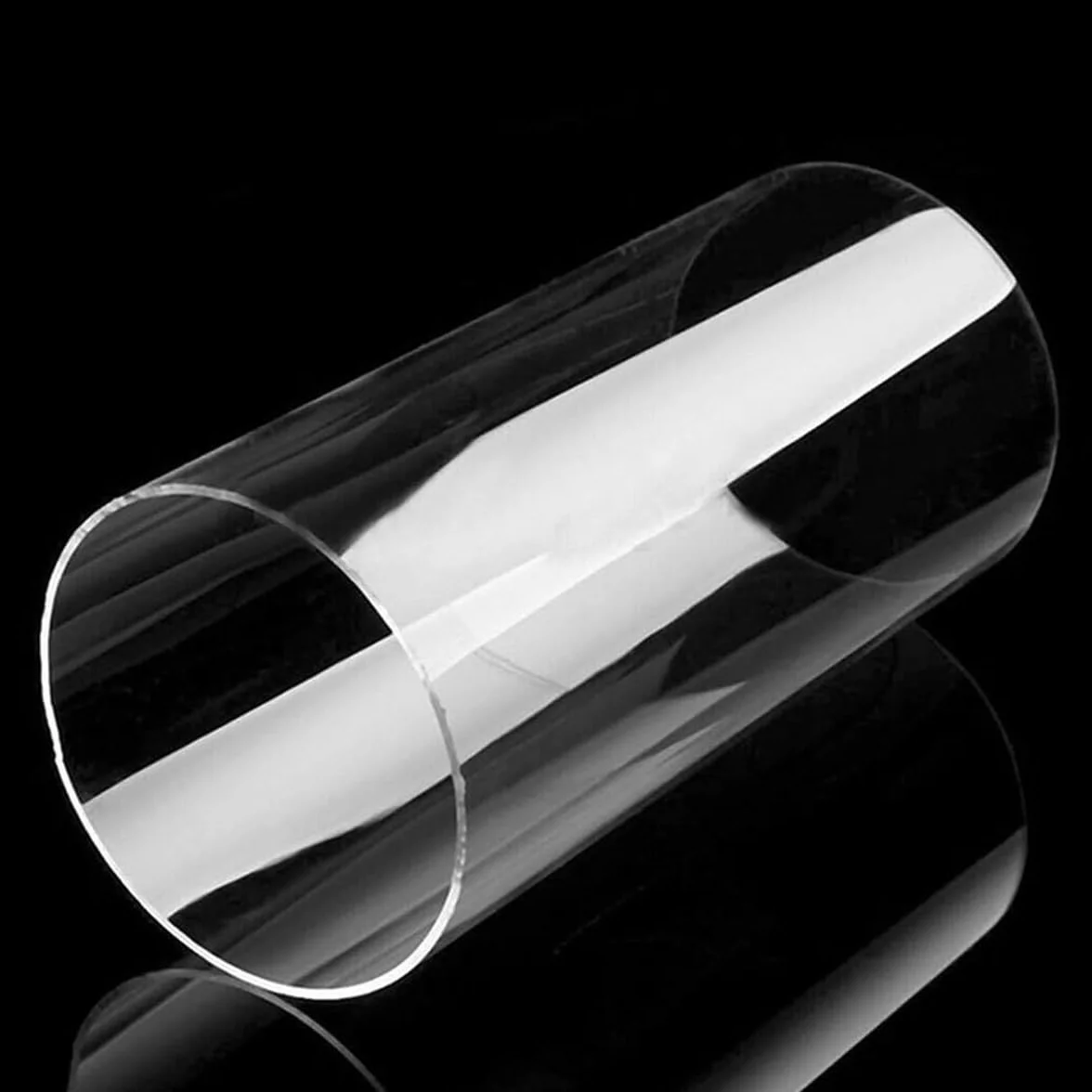 Tubes Ronds Acrylique Transparent 100 mm Diamètre Extérieur 94 mm Intérieur 200 mm Longueur pour Lampe