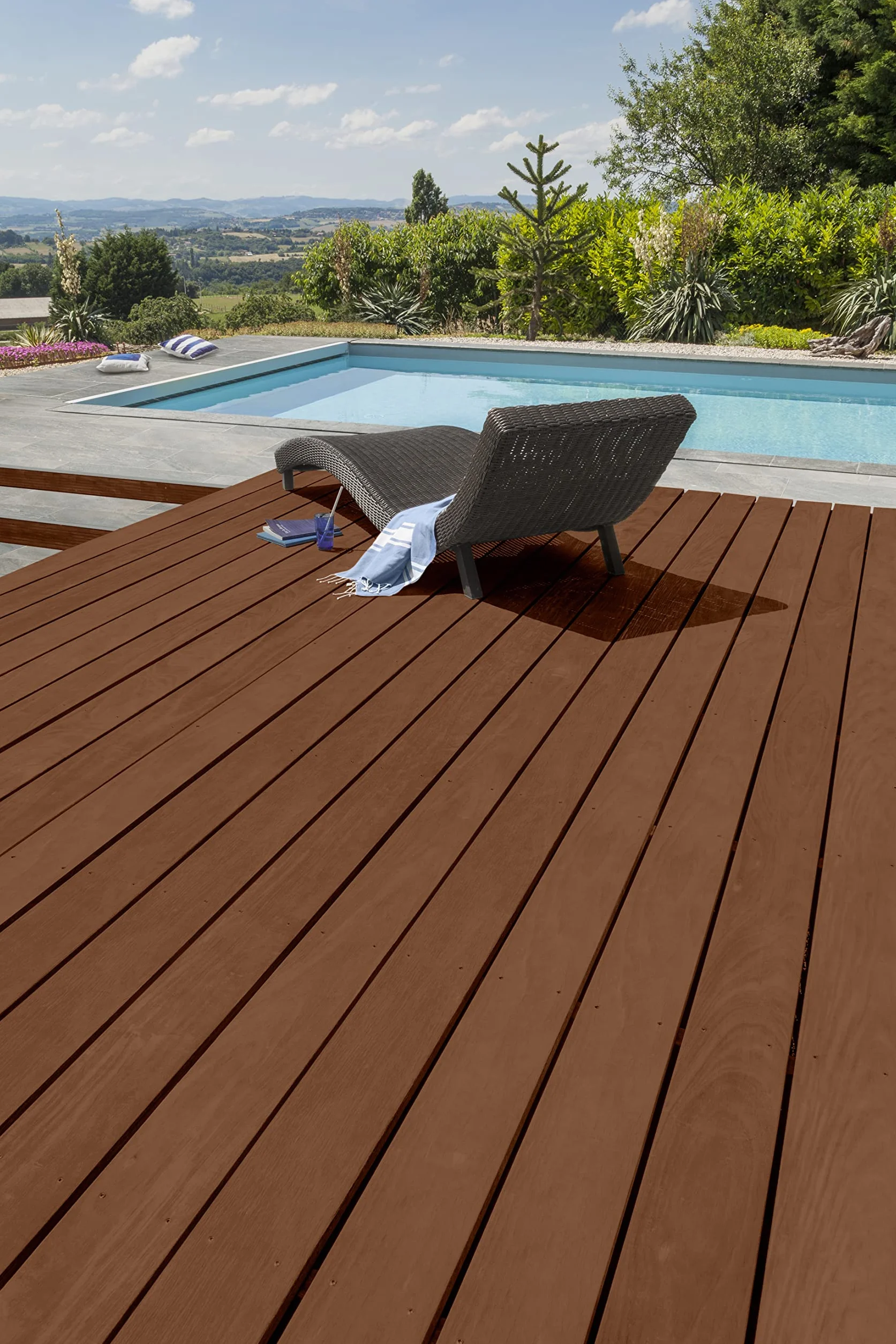 V33 Saturateur Rénovation Terrasses Bardages Pin Iluka 1L