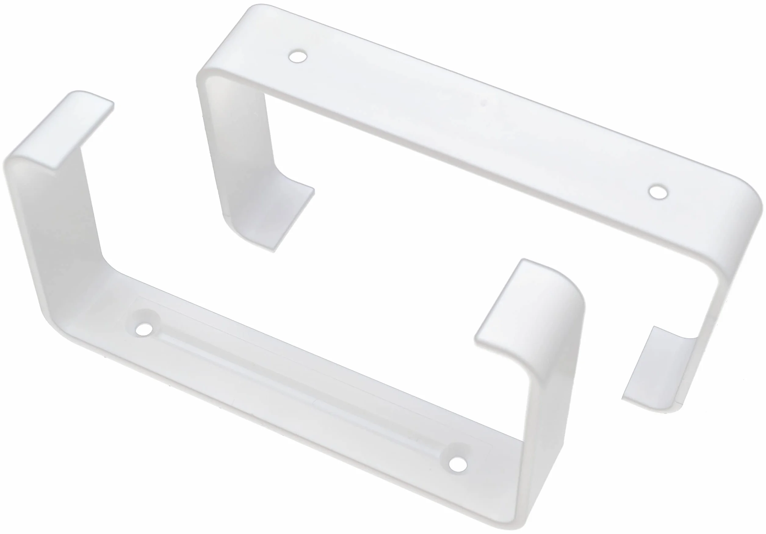 H&C VENT Fixation de support de conduit 55 x 110 mm PVC ventilation canal plat 2 pièces Élément HVAC rectangulaire