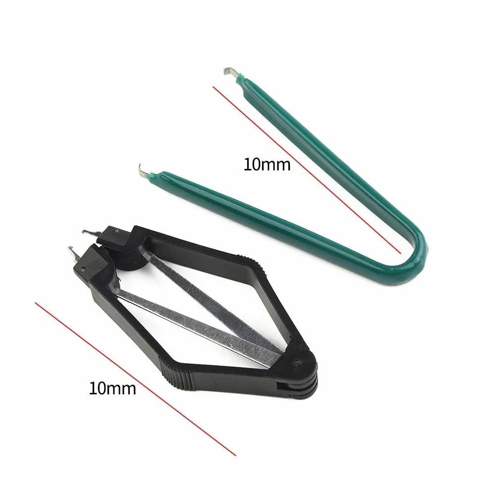 Extracteur de circuits intégrés en métal, extracteur de copeaux en U, kit d'outils de réparation PCB