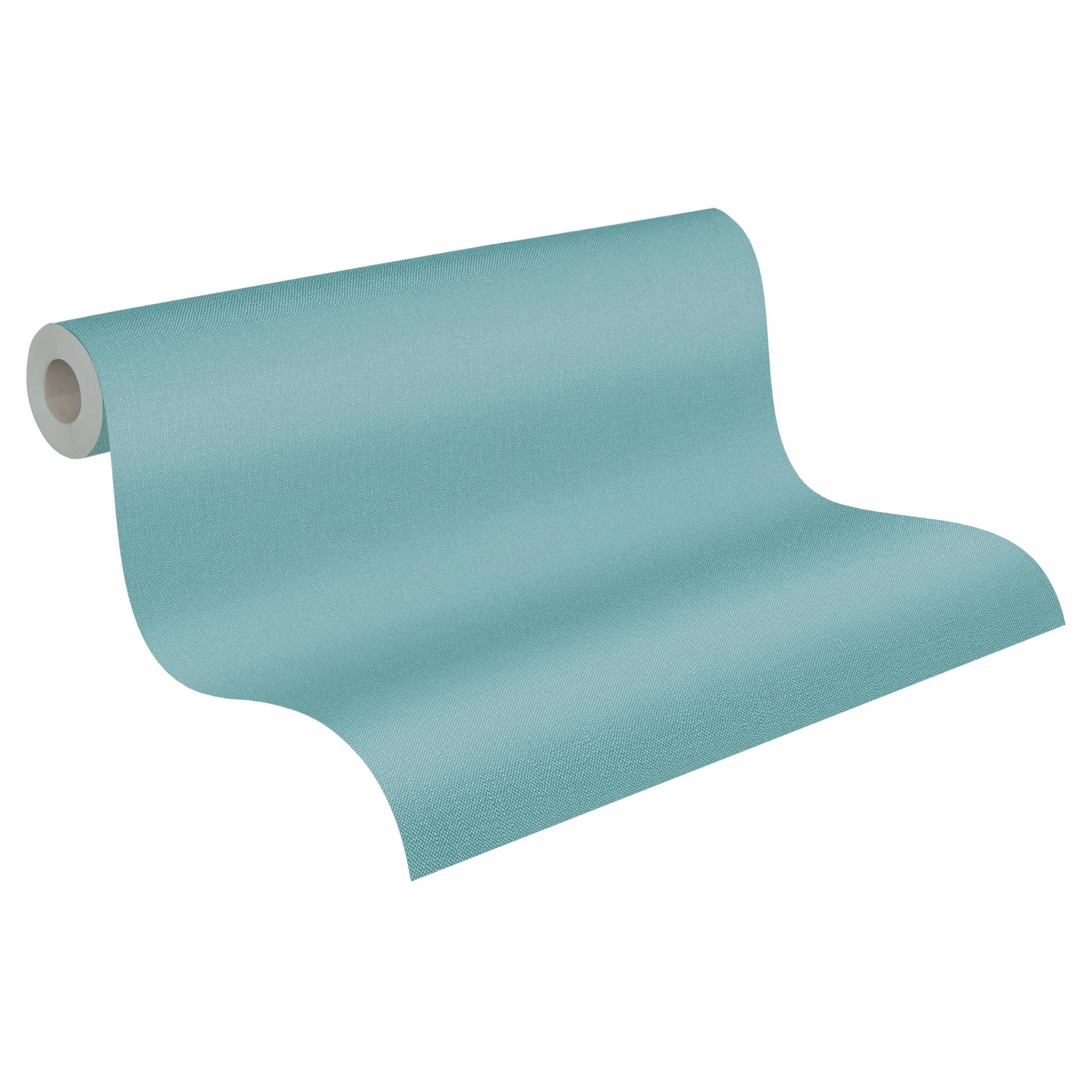 A.S. Création papier peint intissé uni bleu turquoise relief 10,05 x 0,53 m 397836