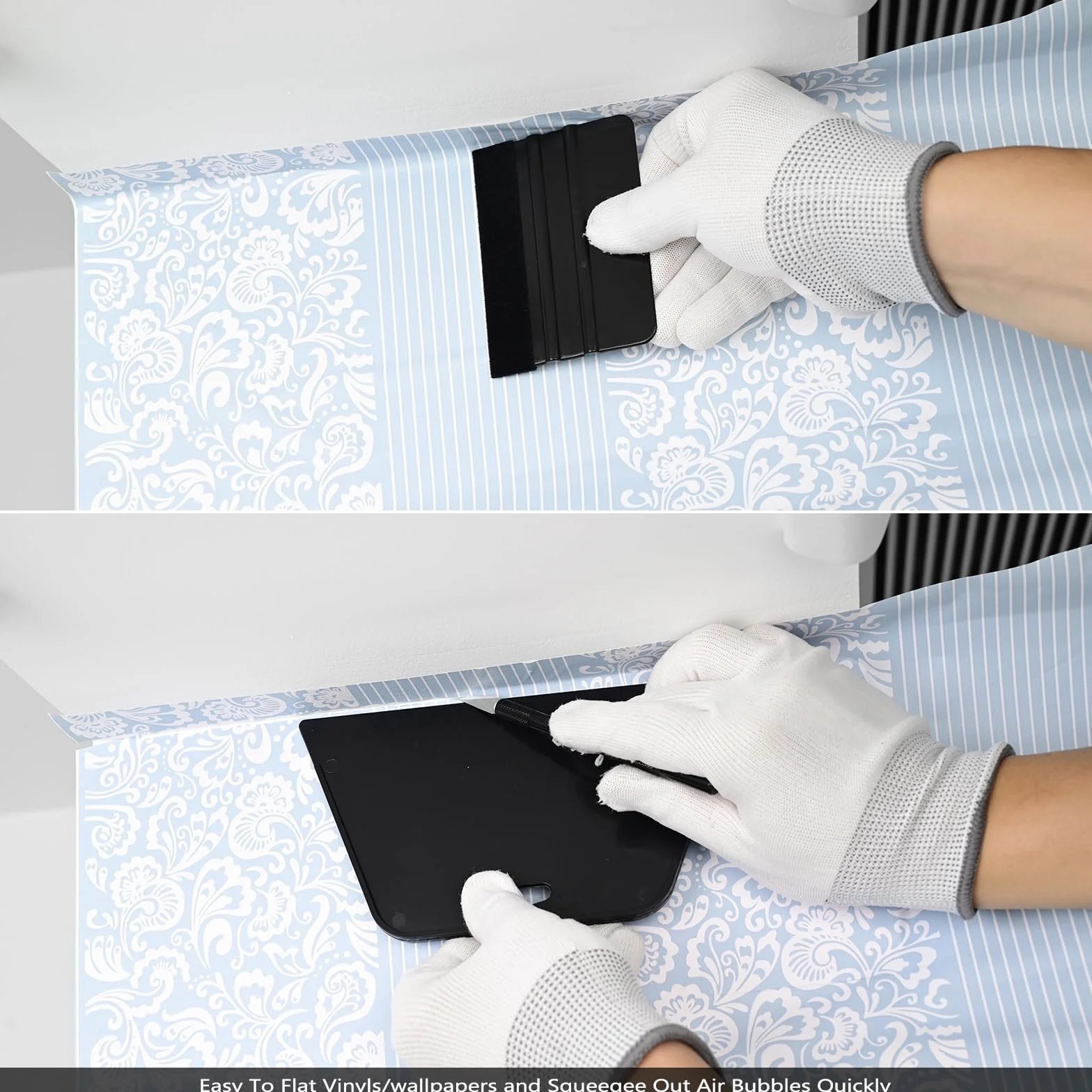 Kit de Pose Papier Peint avec Raclette Film, Scalpel et Lames, EHDIS