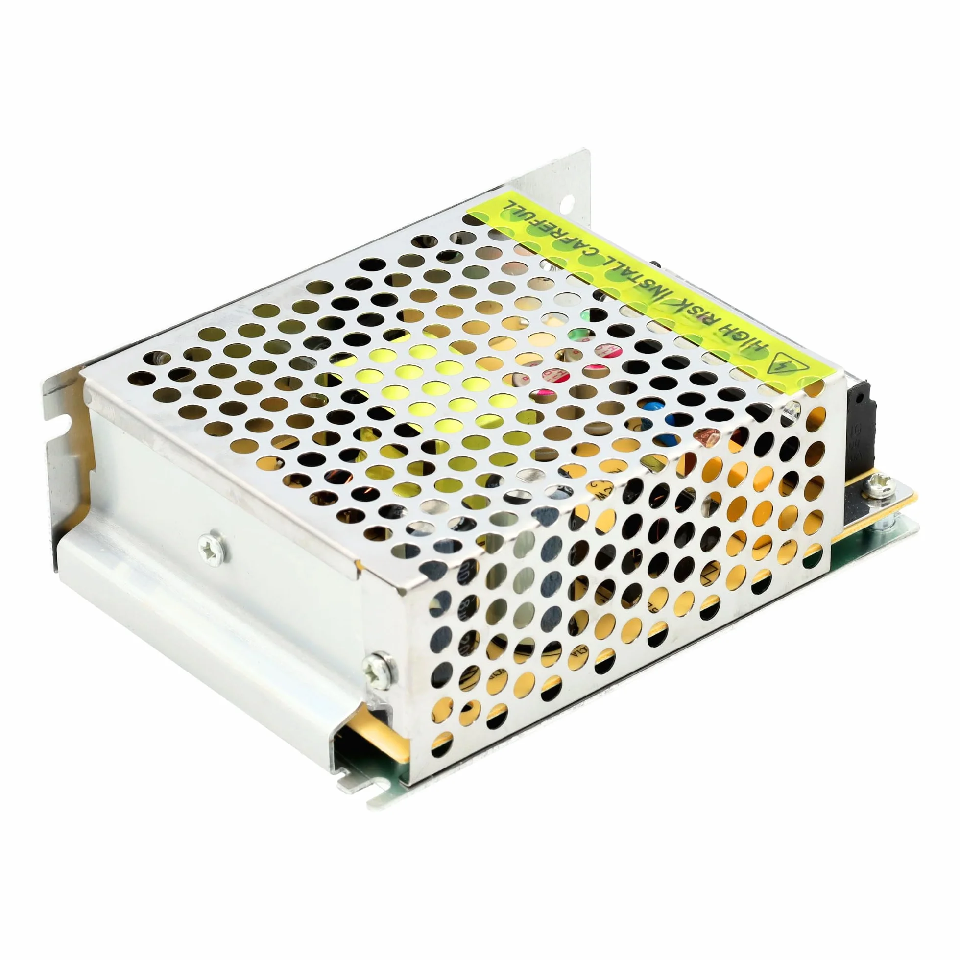 Transformateur d'Alimentation 110/220V AC à 12V DC 60W 5A IP20 pour Bande LED, Néon