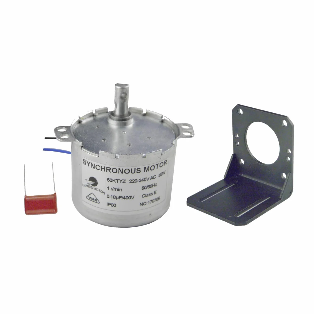 CHANCS Moteur synchrone à aimant permanent 50KTYZ 220V 1-1.2RPM