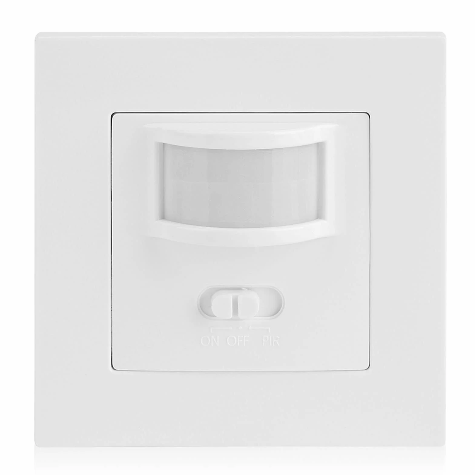 KIMISS Interrupteur à Capteur de Mouvement Infrarouge PIR pour Applique Murale Encastrée 110 V-240 V