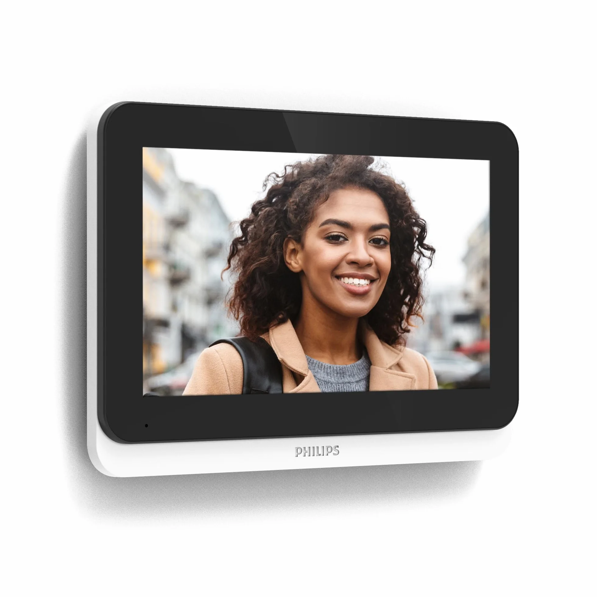PHILIPS WelcomeEye Connect 3 Visiophone Filaire Connecté Écran Tactile 7 Pouces Résolution 3K Wi-Fi Double Bande Badges RFID Vision Nocturne Couleur Alexa Google Home