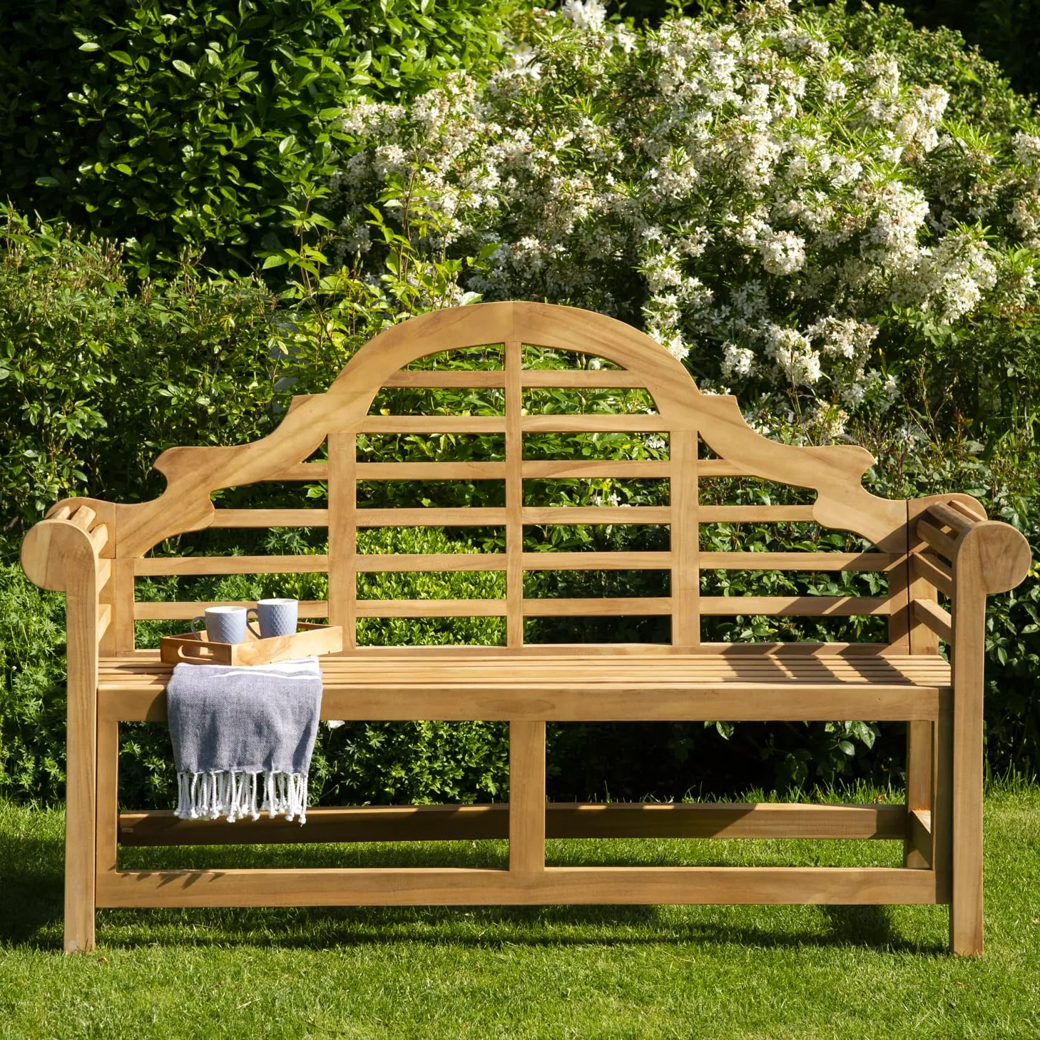 Happy Garden Banc de Jardin en Teck 150cm Java