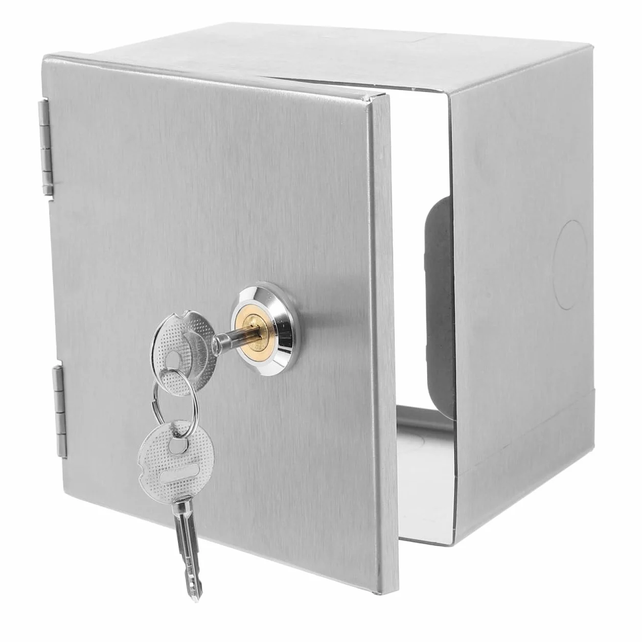 Boîte électrique étanche en acier inoxydable avec serrure pour prises extérieures