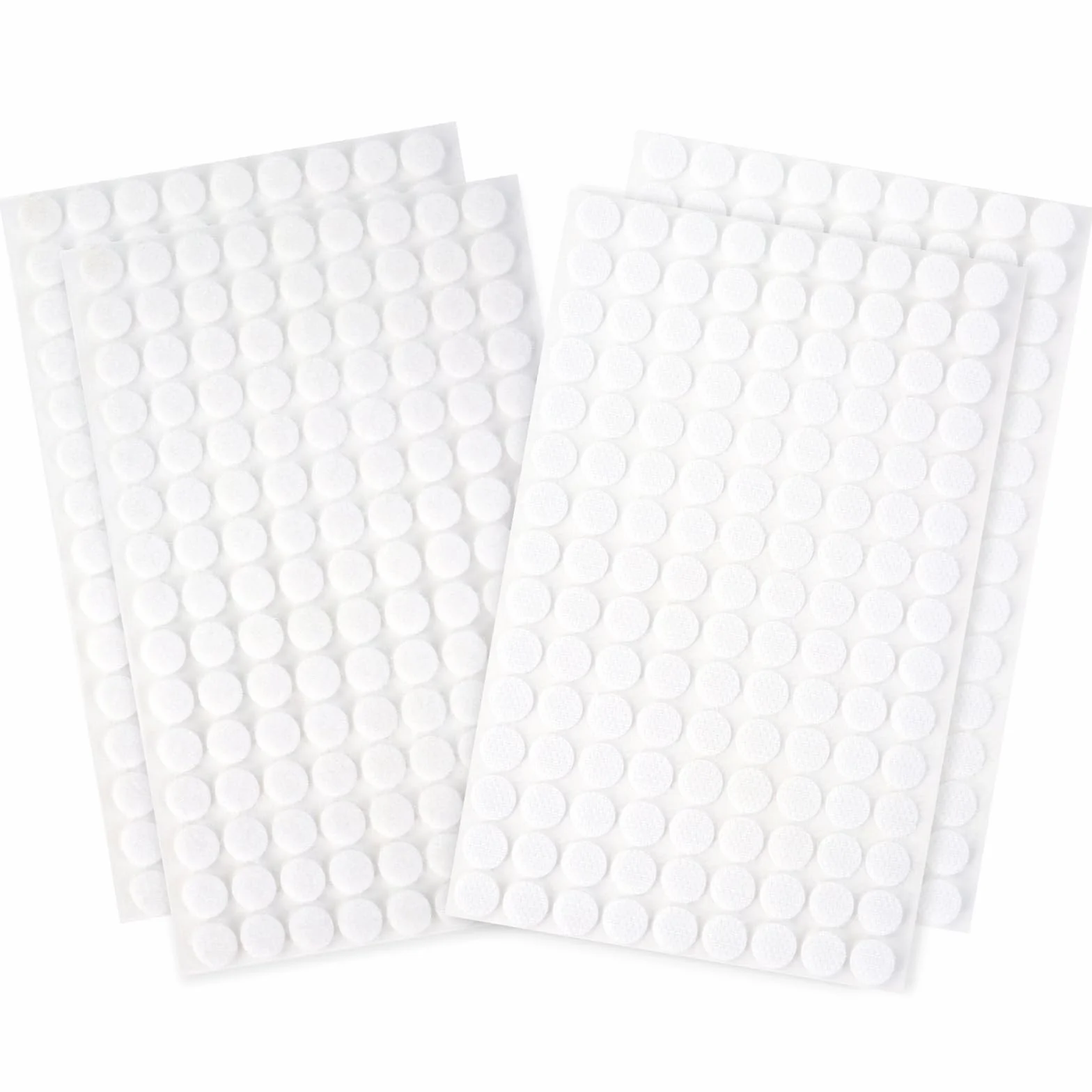Redamancy Scratch Autocollant Rond 270 Paires 10mm Autocollantes Hook & Loop Pastille Adhesive