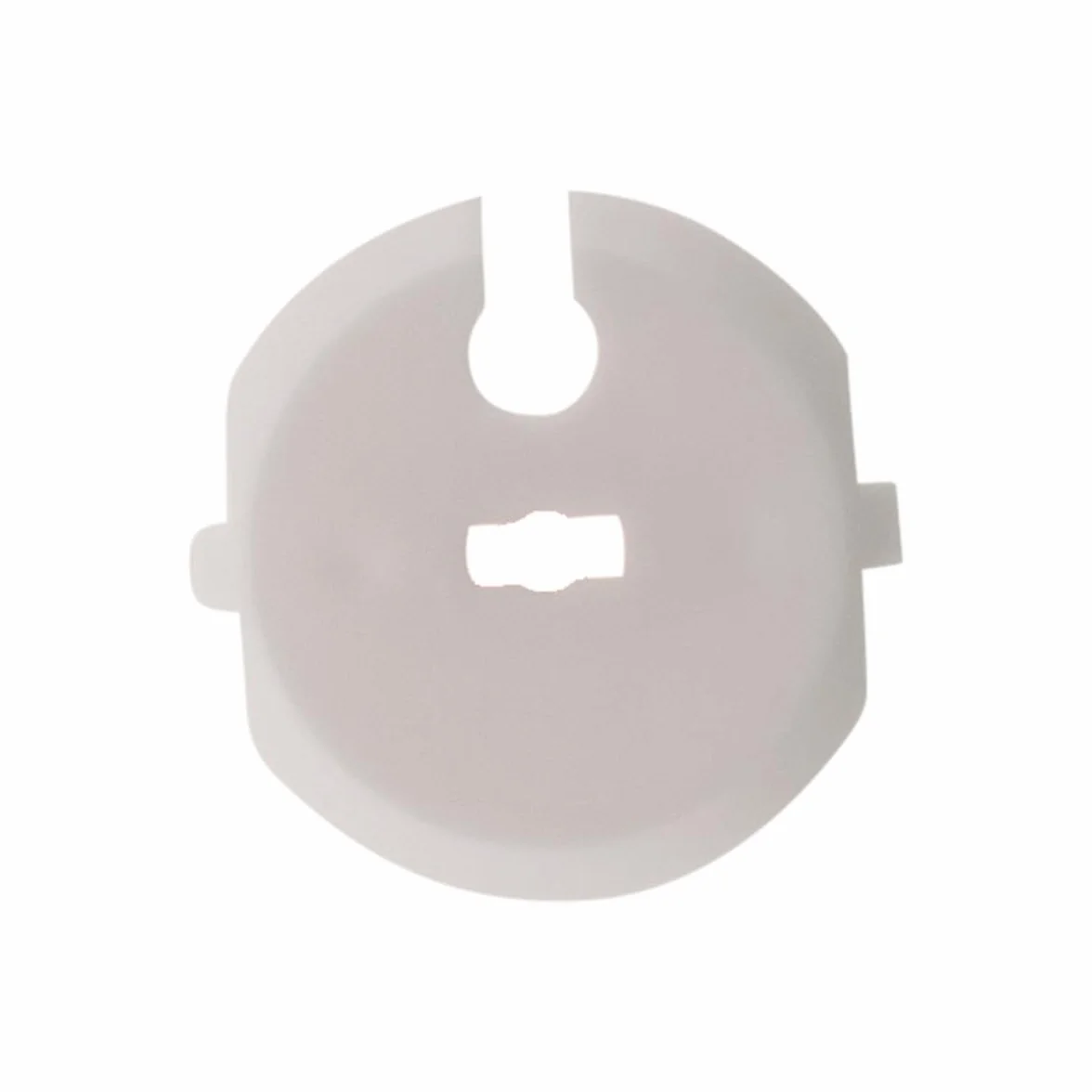 Zenitech Lot de 3 Caches Prises 2P+T Blanc avec Clef