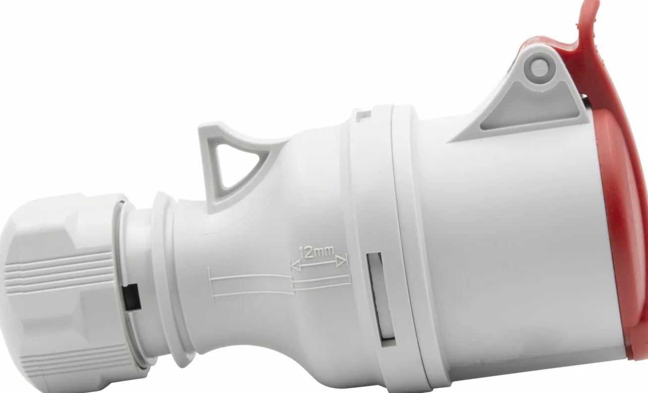 Brennenstuhl Prise CEE 4 pôles 400 V 16 A IP44 Industrielle avec couvercle