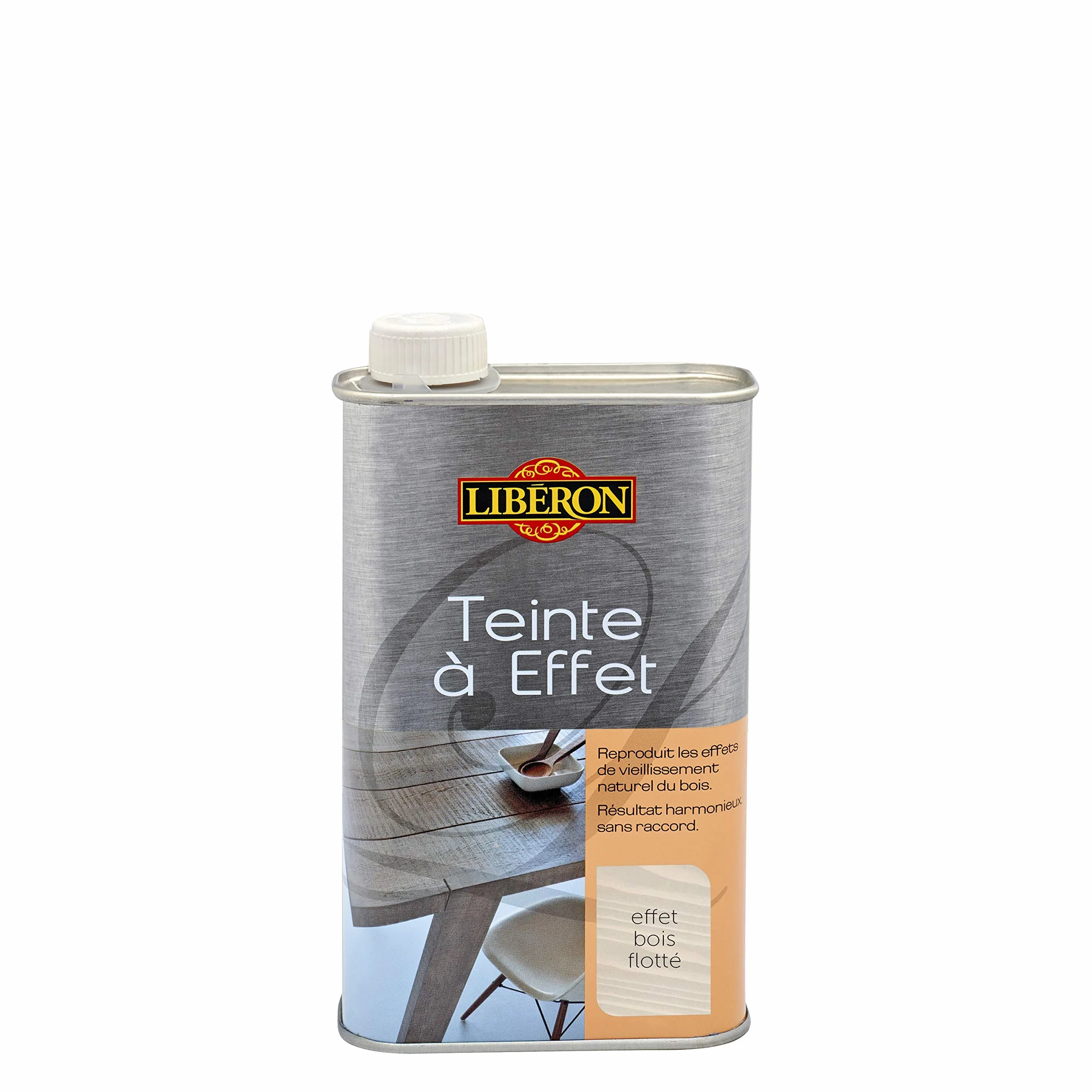 Libéron Teinte à effet pour bois, Effet bois flotté, 0,5L