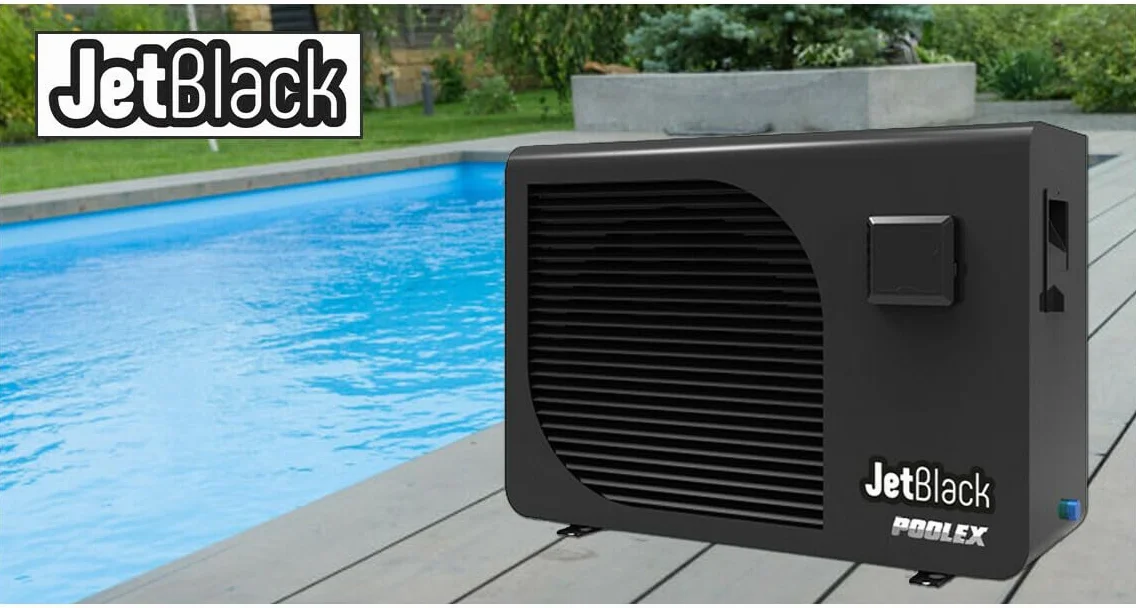 N NETSPA Pompe à Chaleur Piscine poolex jetblack 15 KW pour piscines jusqu'à 75m³