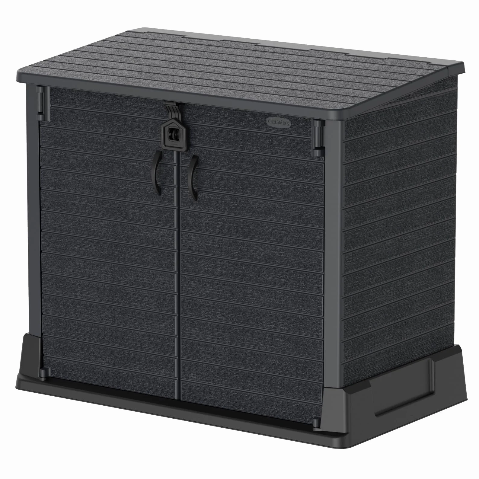 Duramax StoreAway 850L Plastic Garden Shed Outdoor Storage 130x74x110 cm Dark Grey