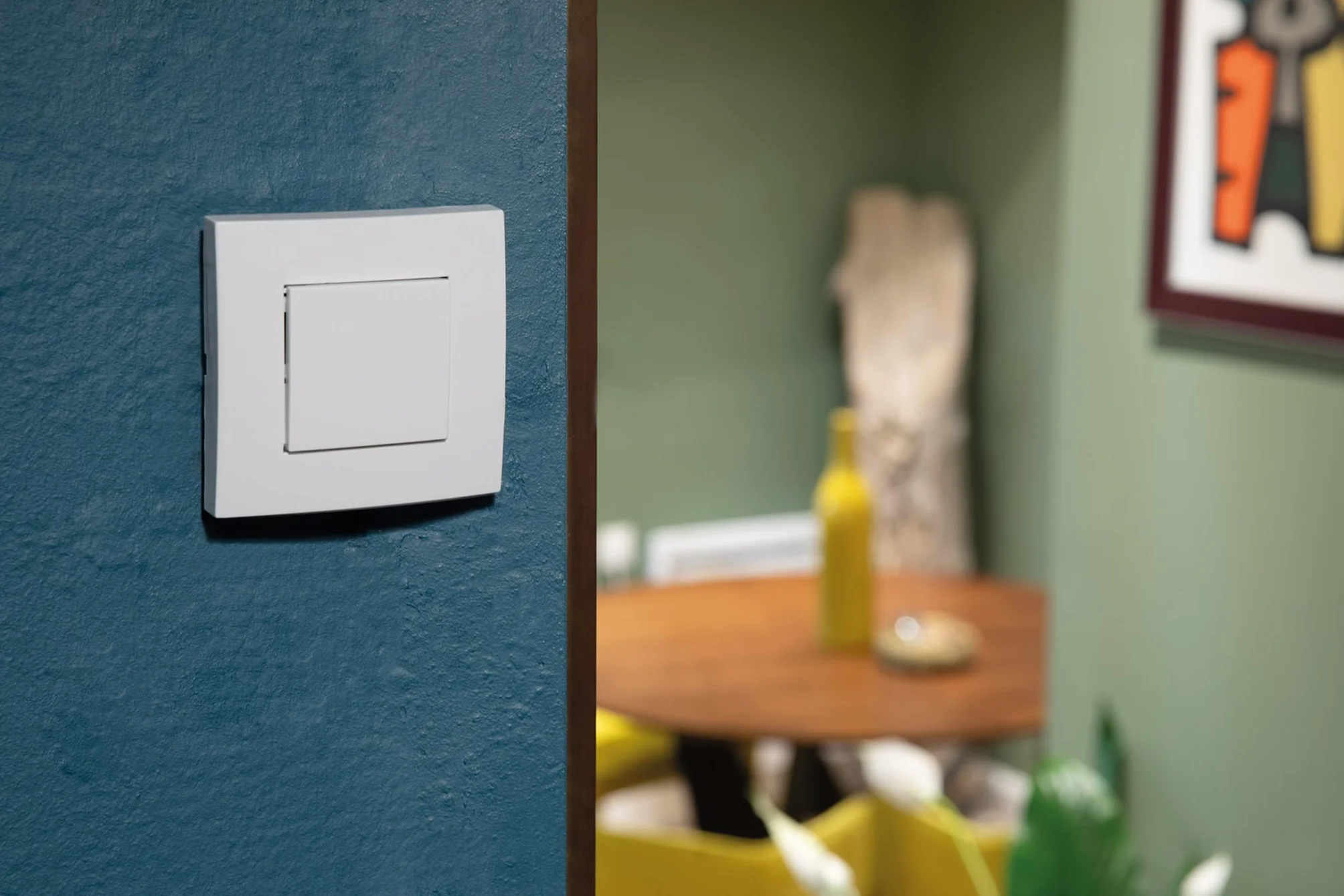 Otio Interrupteur Va-et-Vient Sans Fil Connecté Encastré Blanc 100m CE