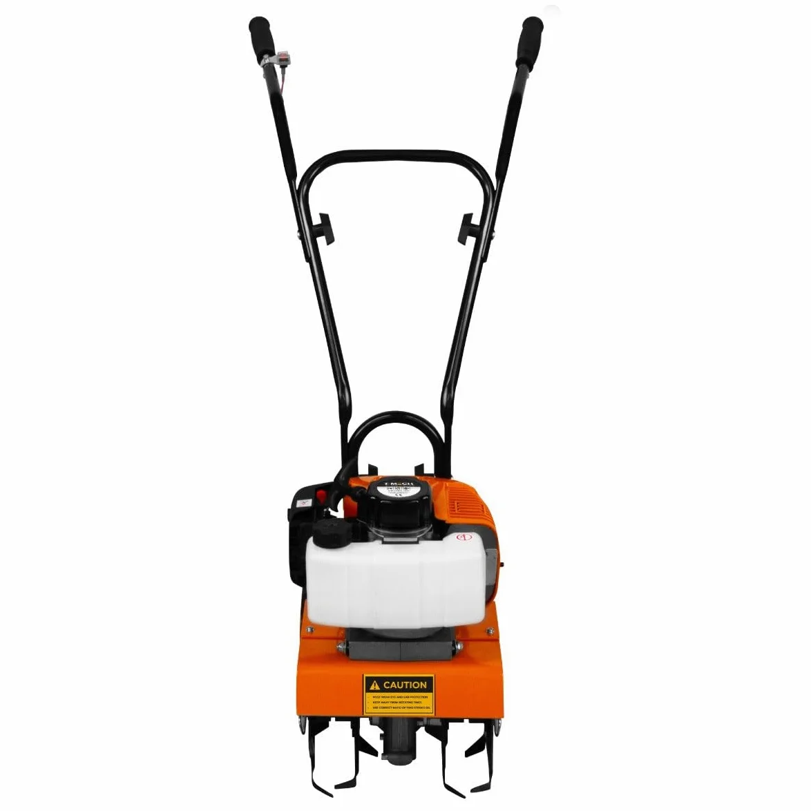 Cultivateur de jardin à essence 52 cc | 4 lames en acier | Réservoir de 1,2 l | Design léger et sans câble | Kit outils + gants et lunettes + protections de jambes et d'oreilles + Entonnoir gratuit