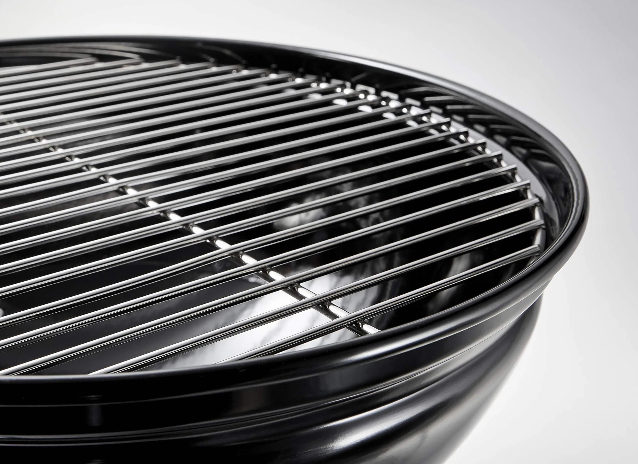Weber Smokey Joe Premium Barbecue à charbon 37 cm, couvercle émaillé porcelaine, bleu ardoise