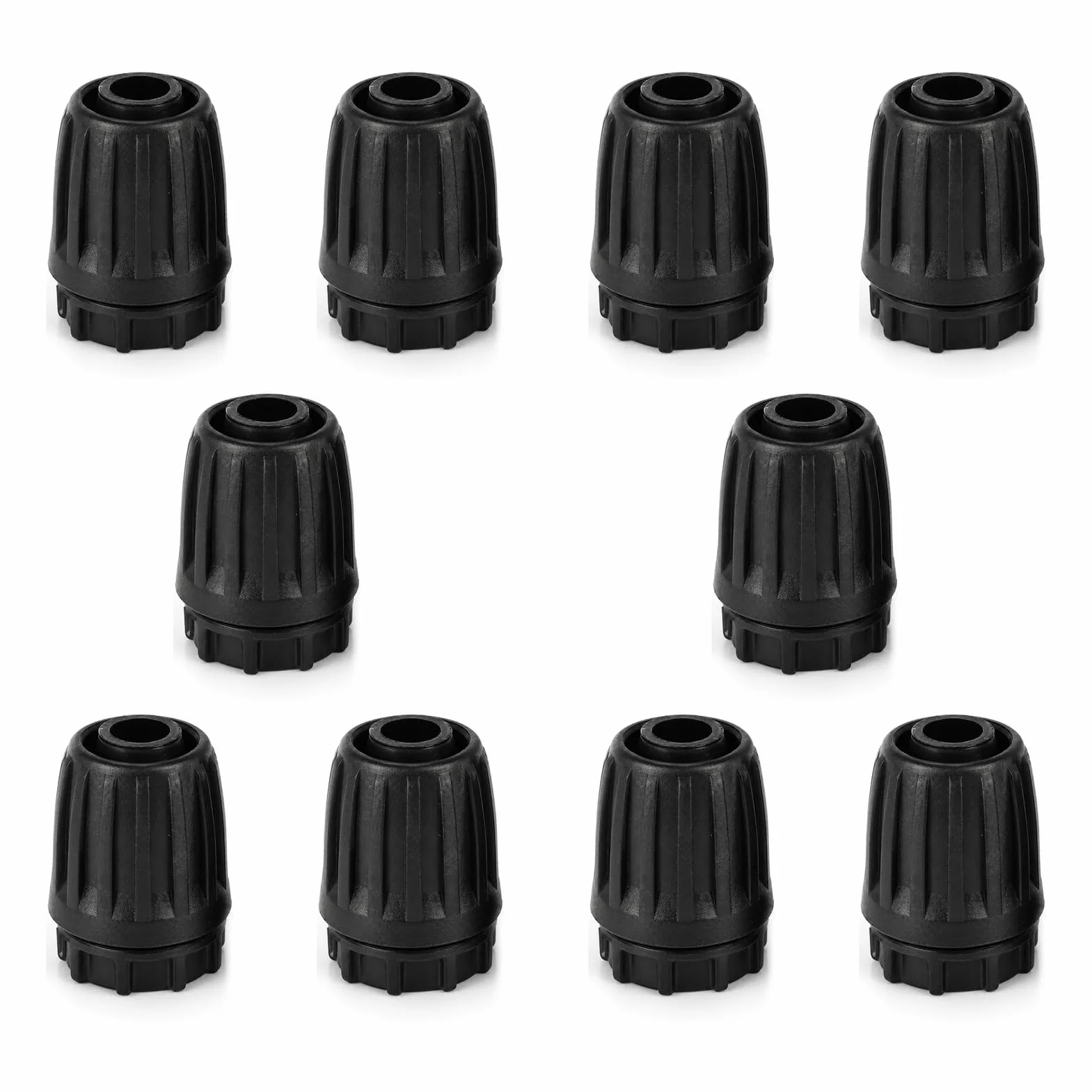 Raccords D'irrigation Goutte à Goutte 10 Pièces, pour Tuyau 13mm, Embout 1/2 Pouce, Adaptateur Droits Durable, Jardin