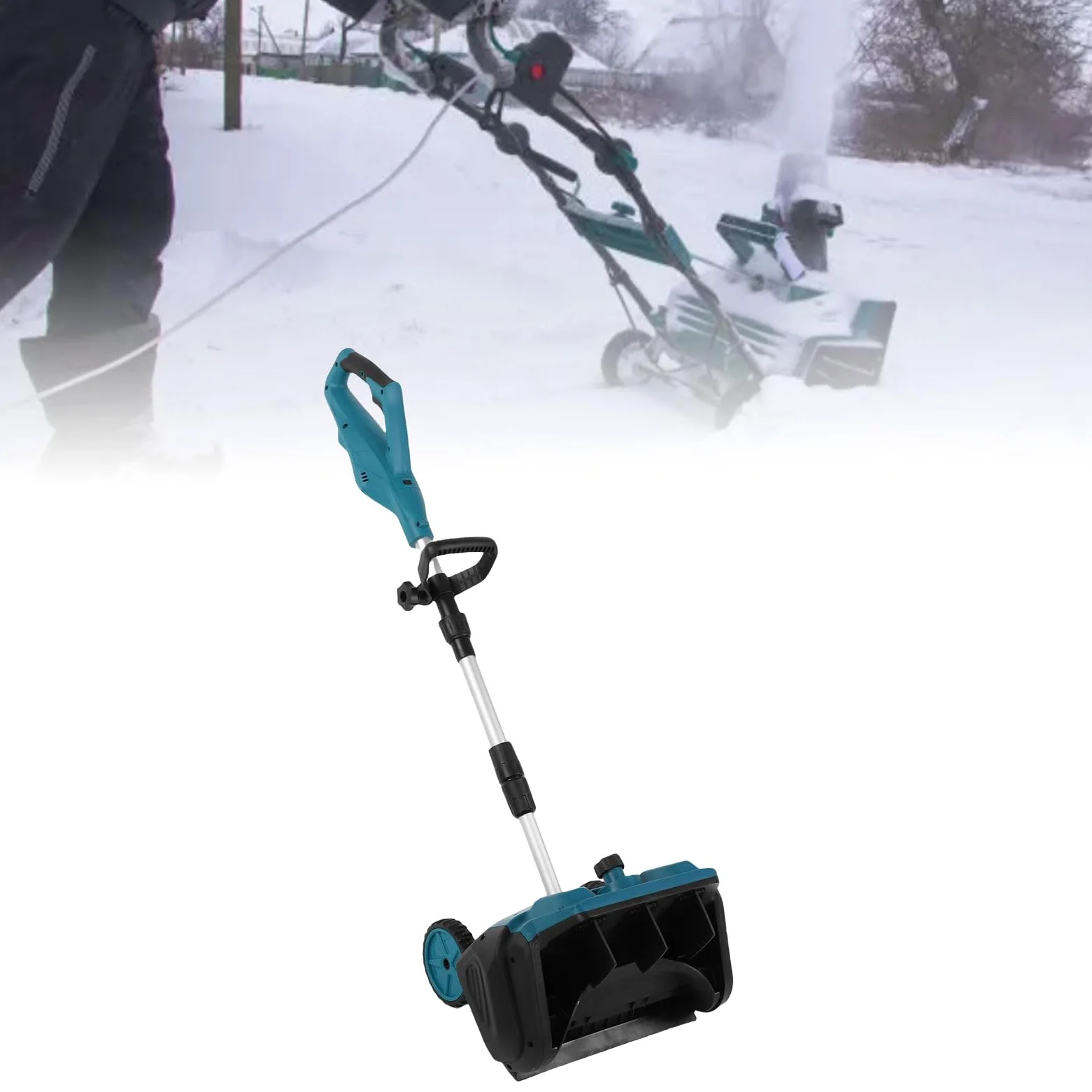 YWBL-WH Snow Snow Phelg Battery Powered Snow Lancers 16 Pouces Largeur de Nettoyage Capacité de Lancer 3 Réglage de la Direction pour BL1815 BL1820 BL1830 BL1840 BL1850 BL1860