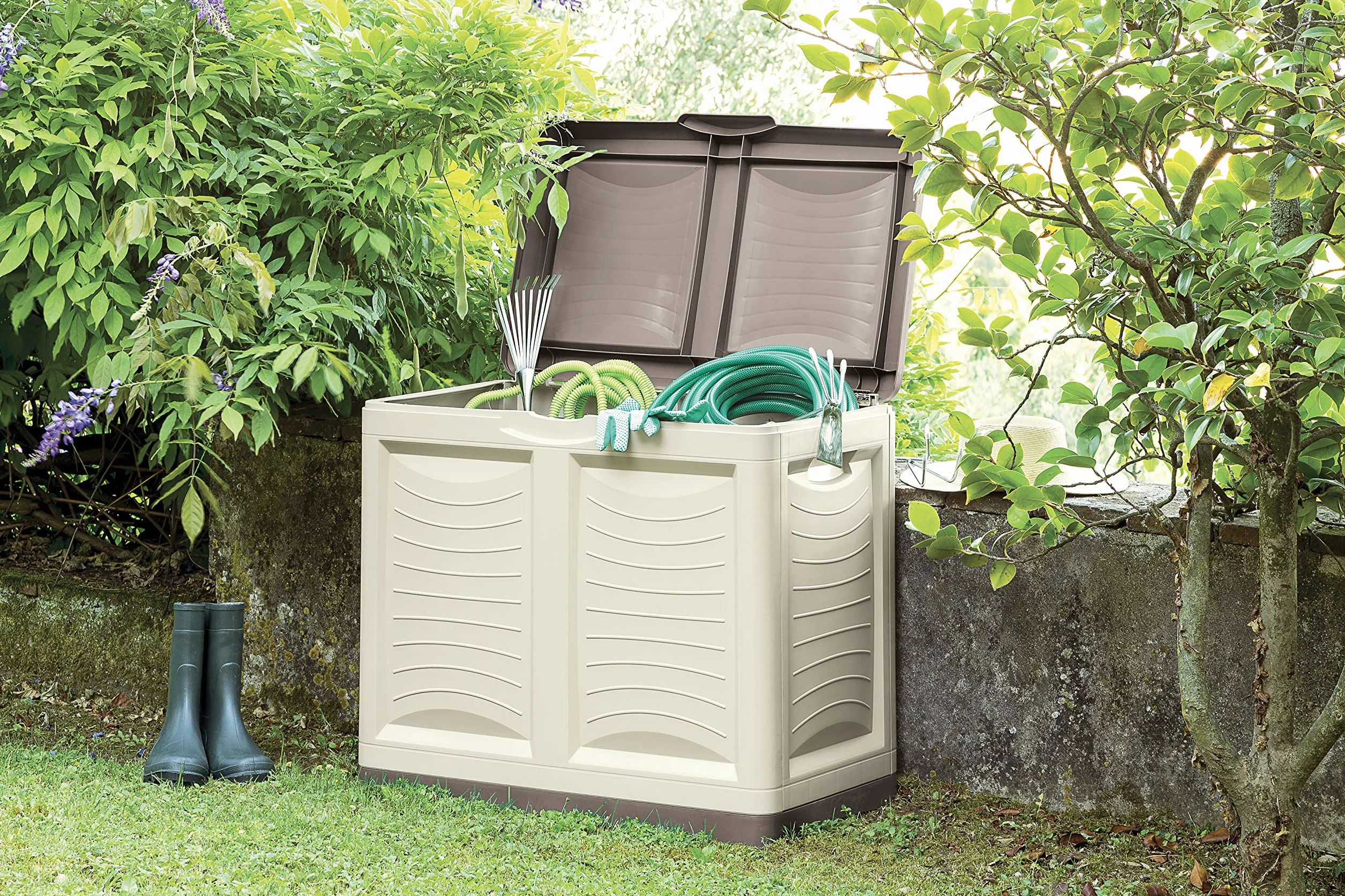 Bama - Mettitutto - Coffre de Rangement Taupe