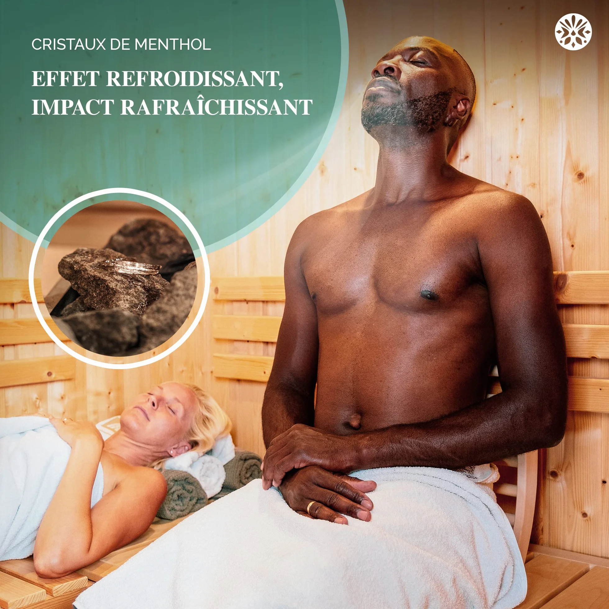 LoWell Cristaux de menthol 100% menthe pure pour sauna - Sachets refermables