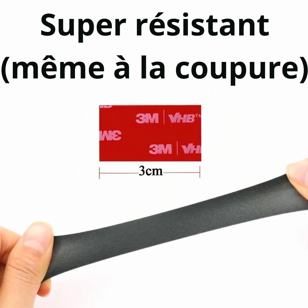 3M 5952 Ruban adhésif double face extra solide imperméable haute température 12 mm x 4,6 m