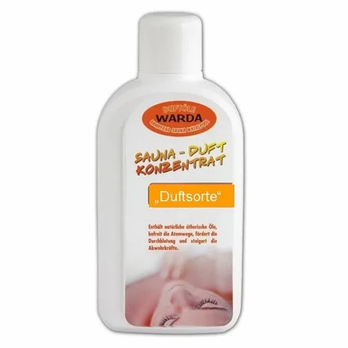 Warda concentré de parfum pour sauna 1 litre orange glacé
