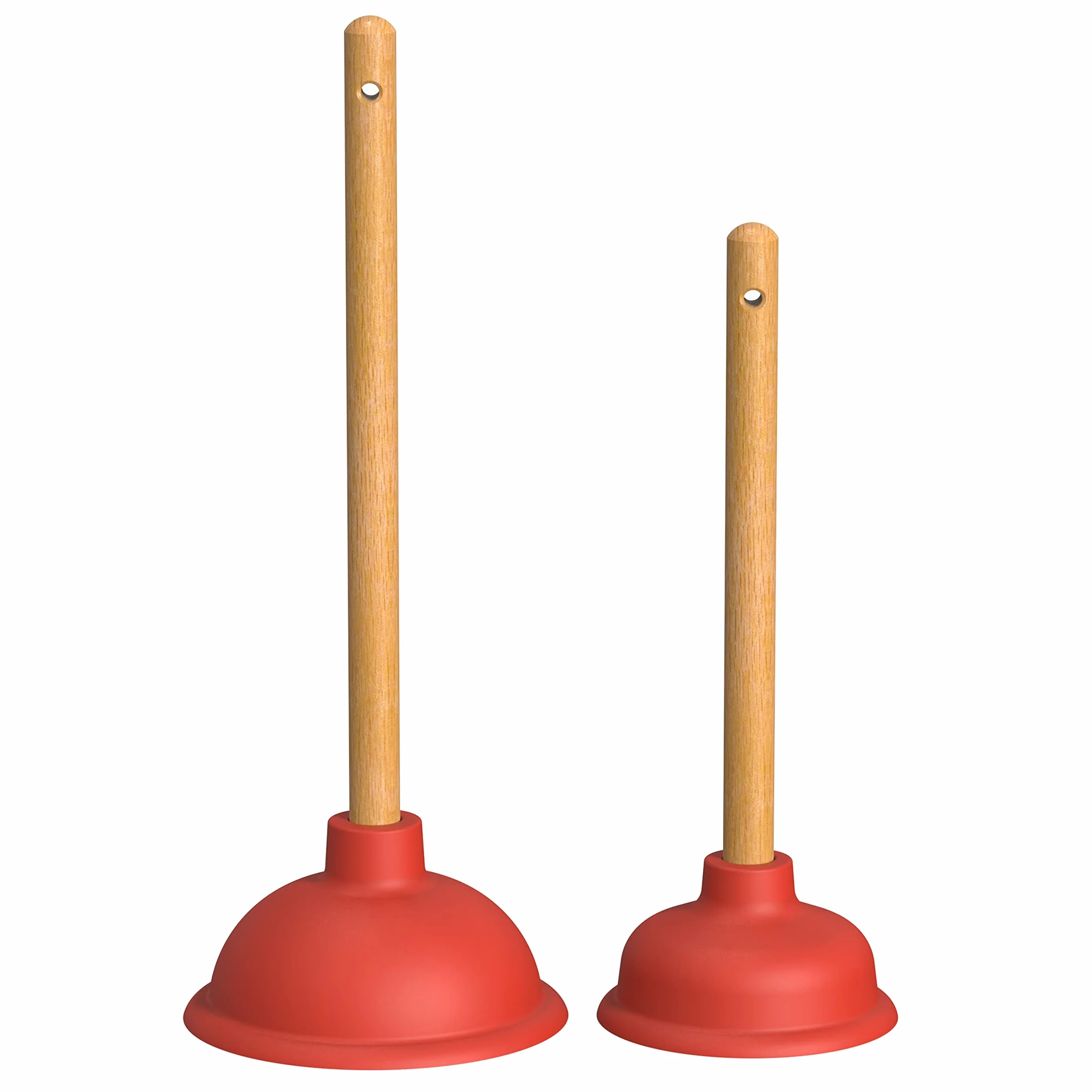 Nirox Déboucheur à ventouse 110 140 mm Débouchage canalisation avec poignées en bois sans produits chimiques